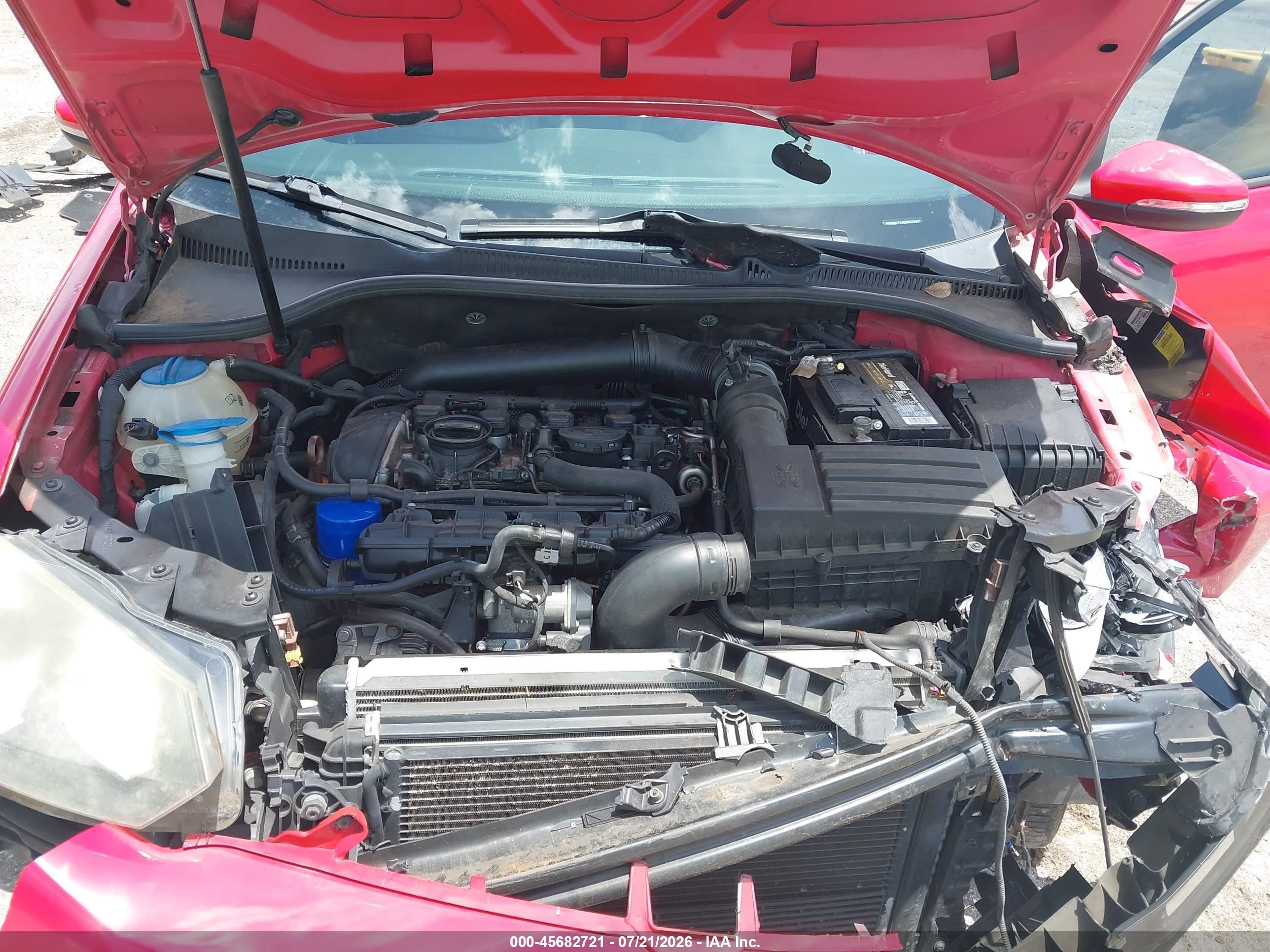 2012 Volkswagen Gti 4-door Autobahn Red vin: WVWHV7AJ0CW023347