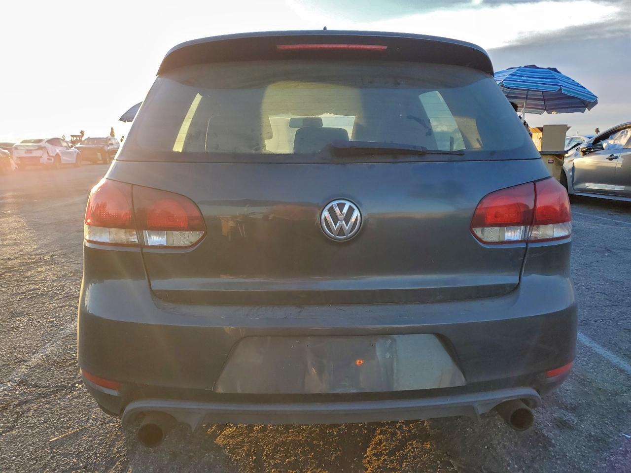2013 Volkswagen Gti Gray vin: WVWHV7AJ0DW128892