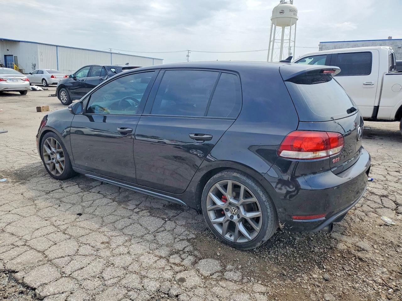 2013 Volkswagen Gti Черный vin: WVWHV7AJ0DW136572