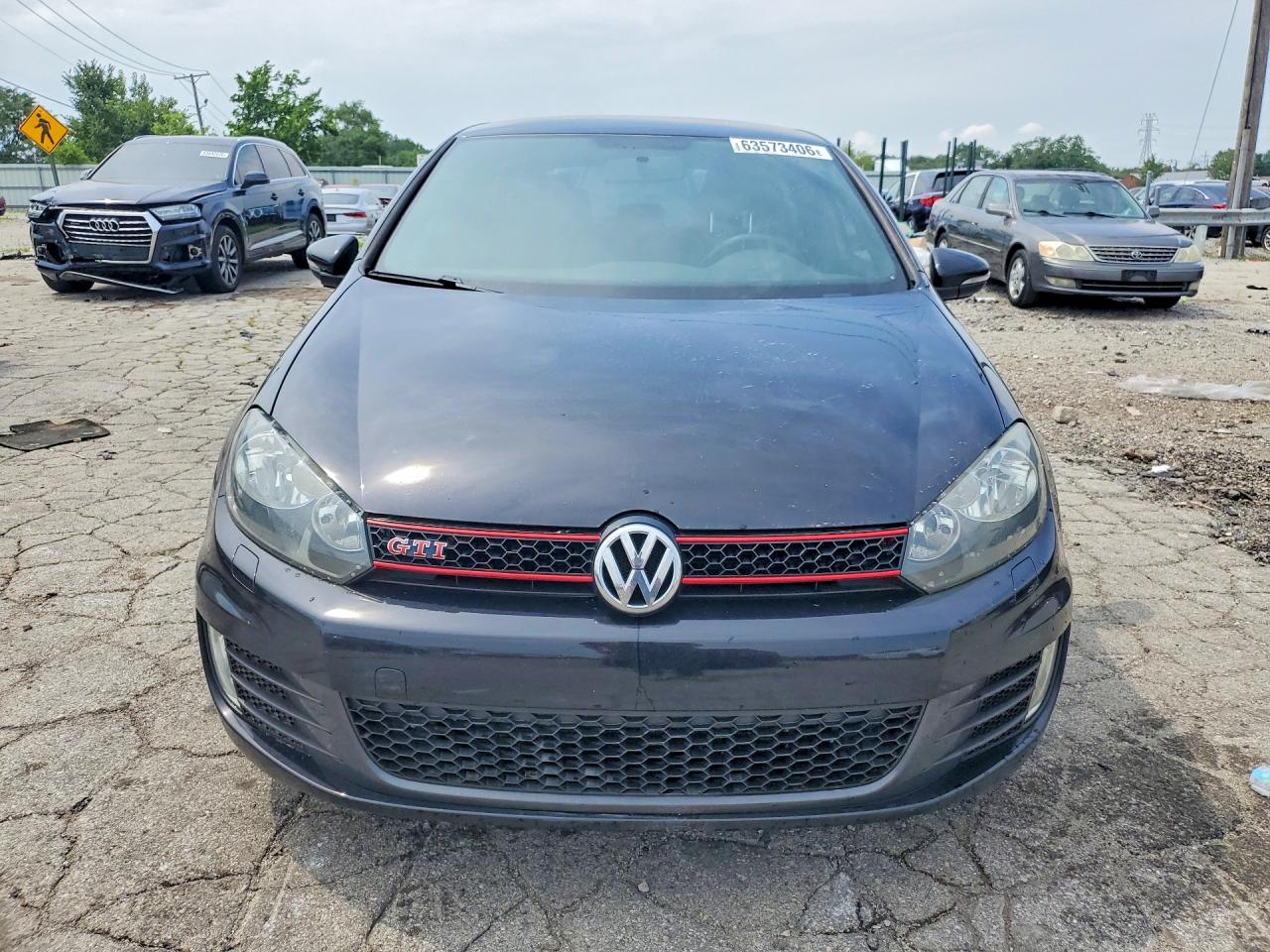 2013 Volkswagen Gti Черный vin: WVWHV7AJ0DW136572
