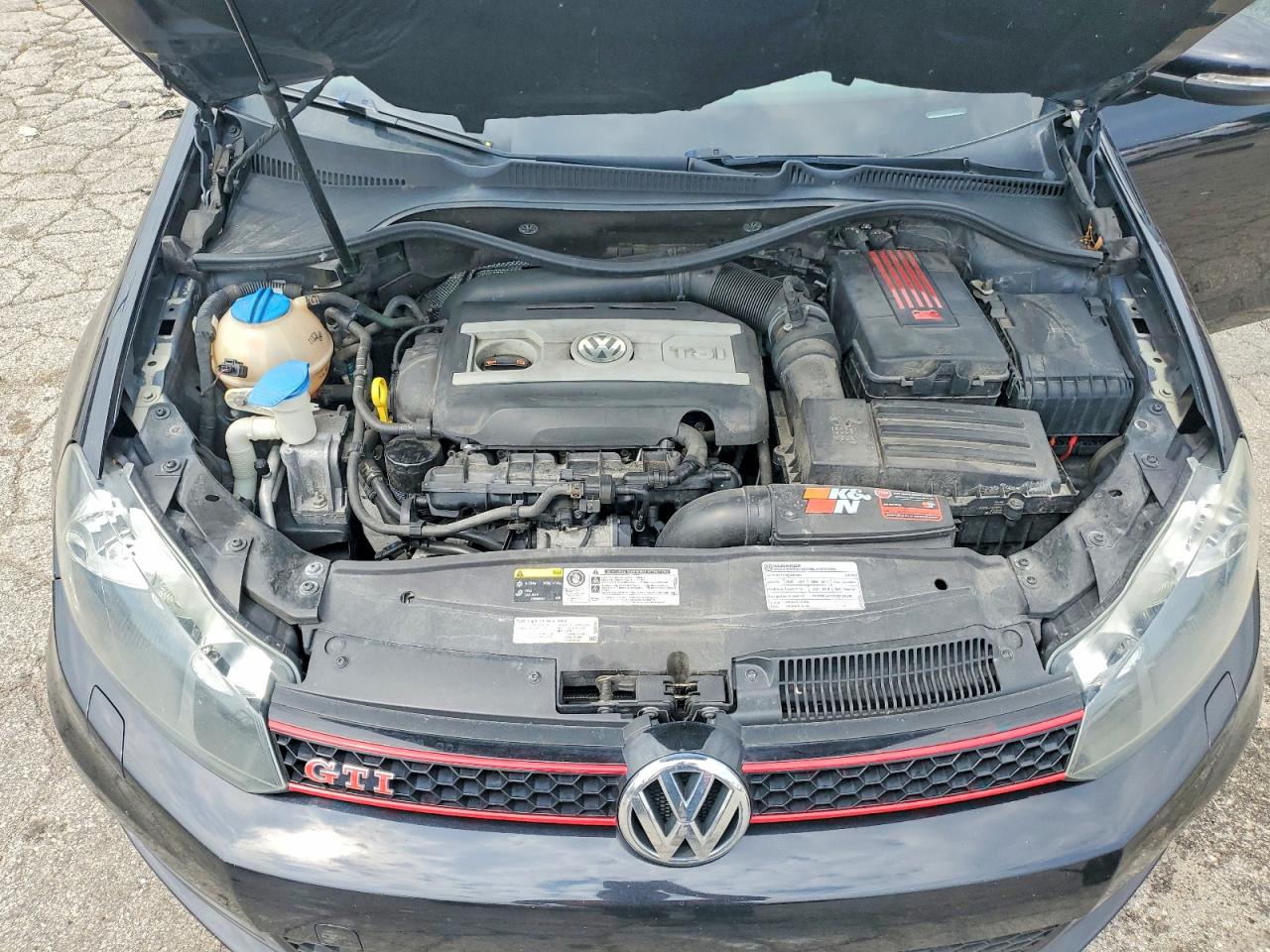 2013 Volkswagen Gti Черный vin: WVWHV7AJ0DW136572