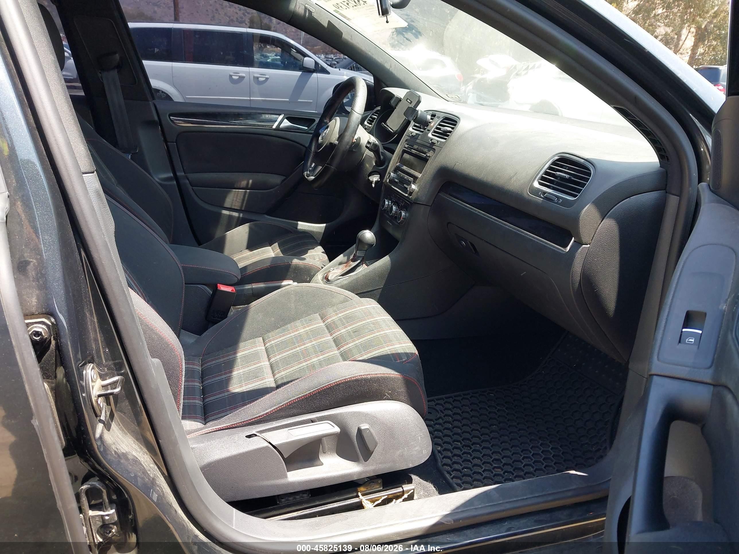 2011 Volkswagen Gti 4-door Gray vin: WVWHV7AJ1BW104629