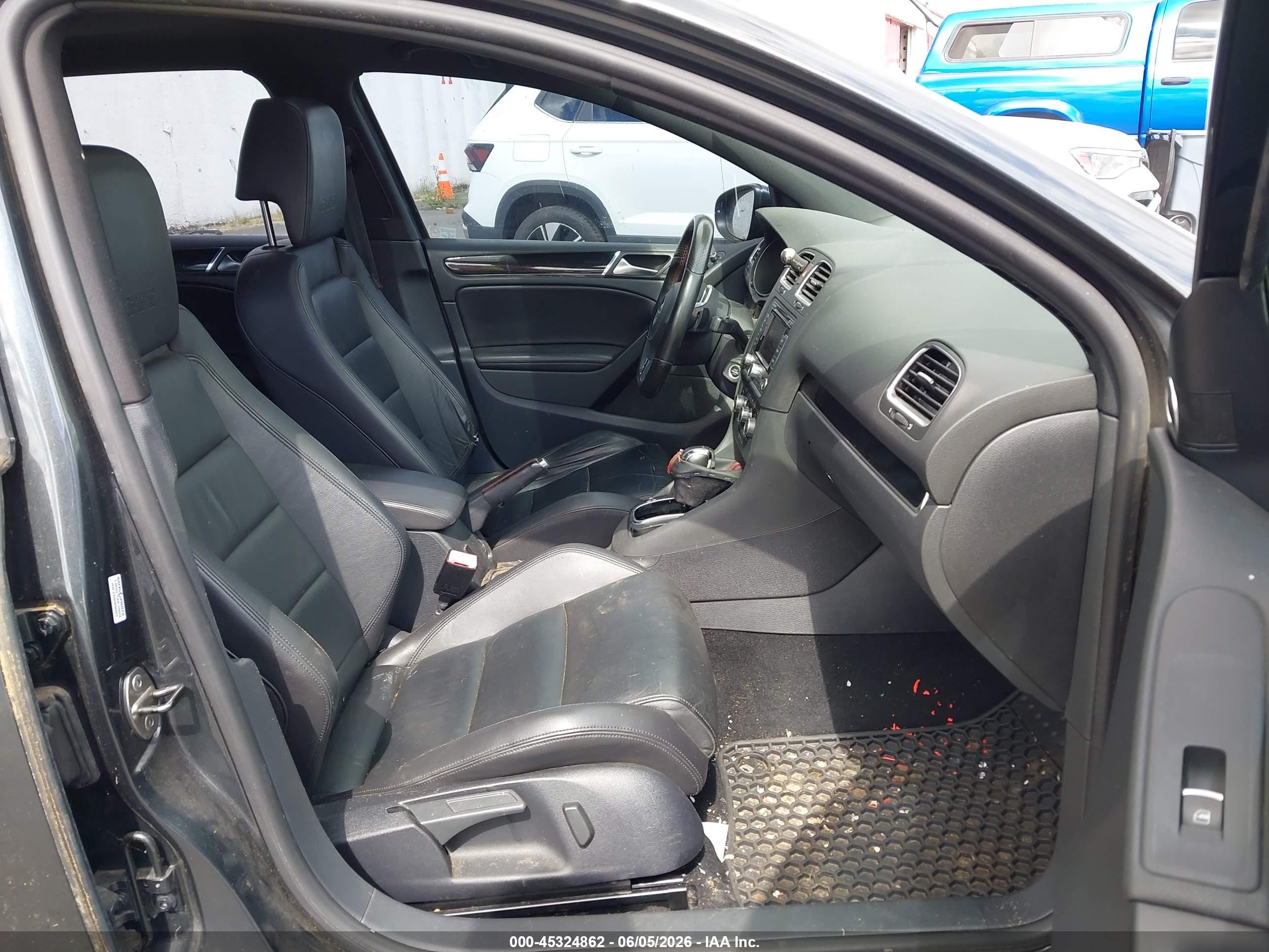 2011 Volkswagen Gti 4-door Autobahn Gray vin: WVWHV7AJ1BW154625