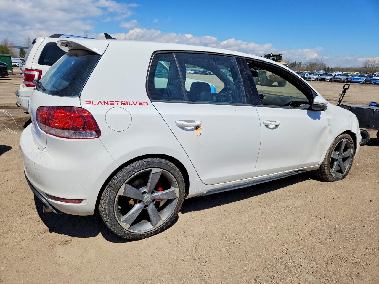 2012 Volkswagen Gti Белый vin: WVWHV7AJ1CW269534