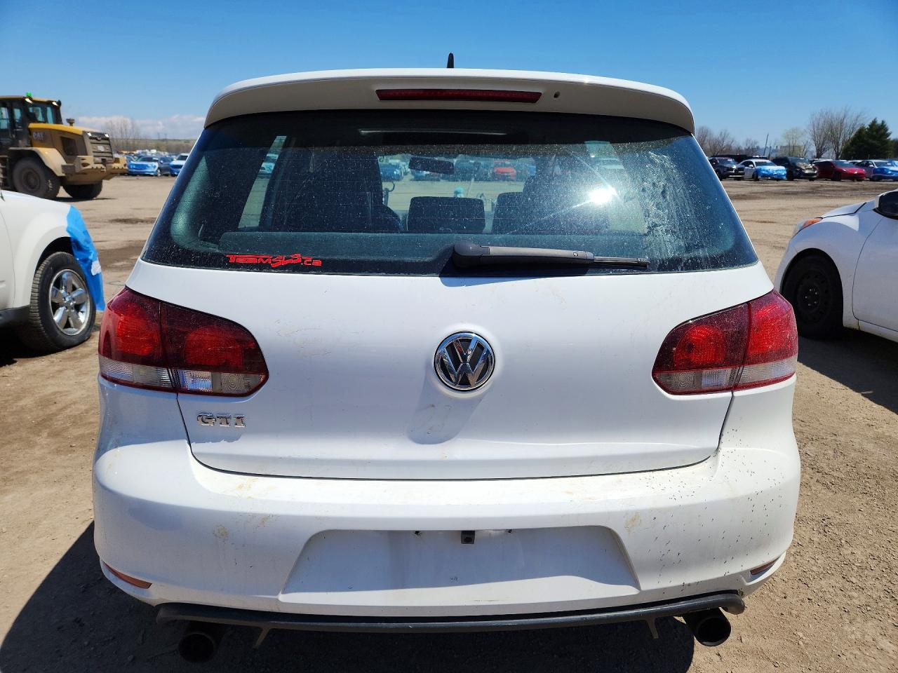 2012 Volkswagen Gti Белый vin: WVWHV7AJ1CW269534