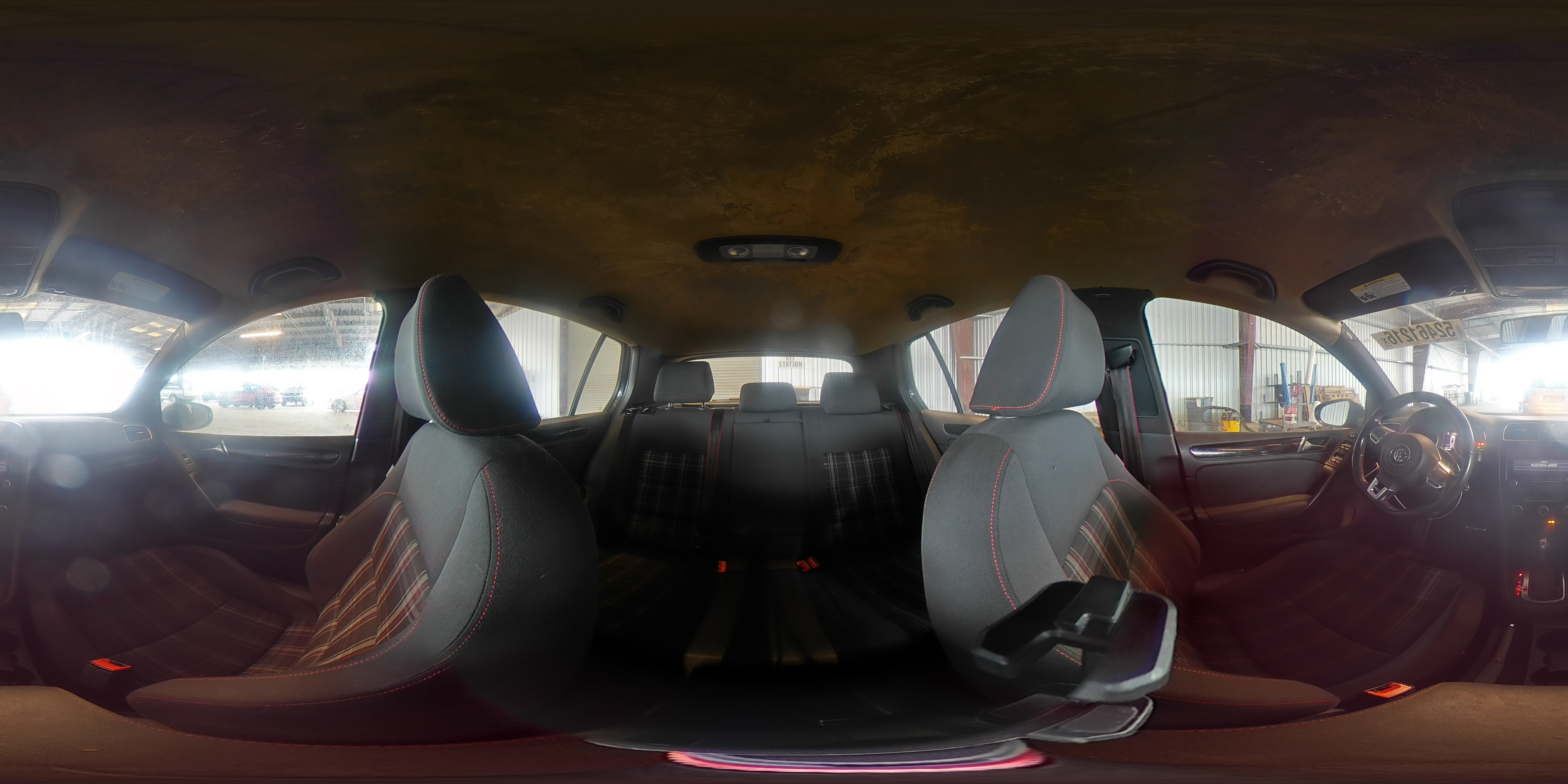 2013 Volkswagen Gti Gray vin: WVWHV7AJ1DW134670
