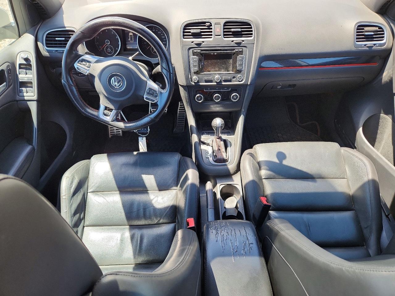 2013 Volkswagen Gti White vin: WVWHV7AJ1DW140307