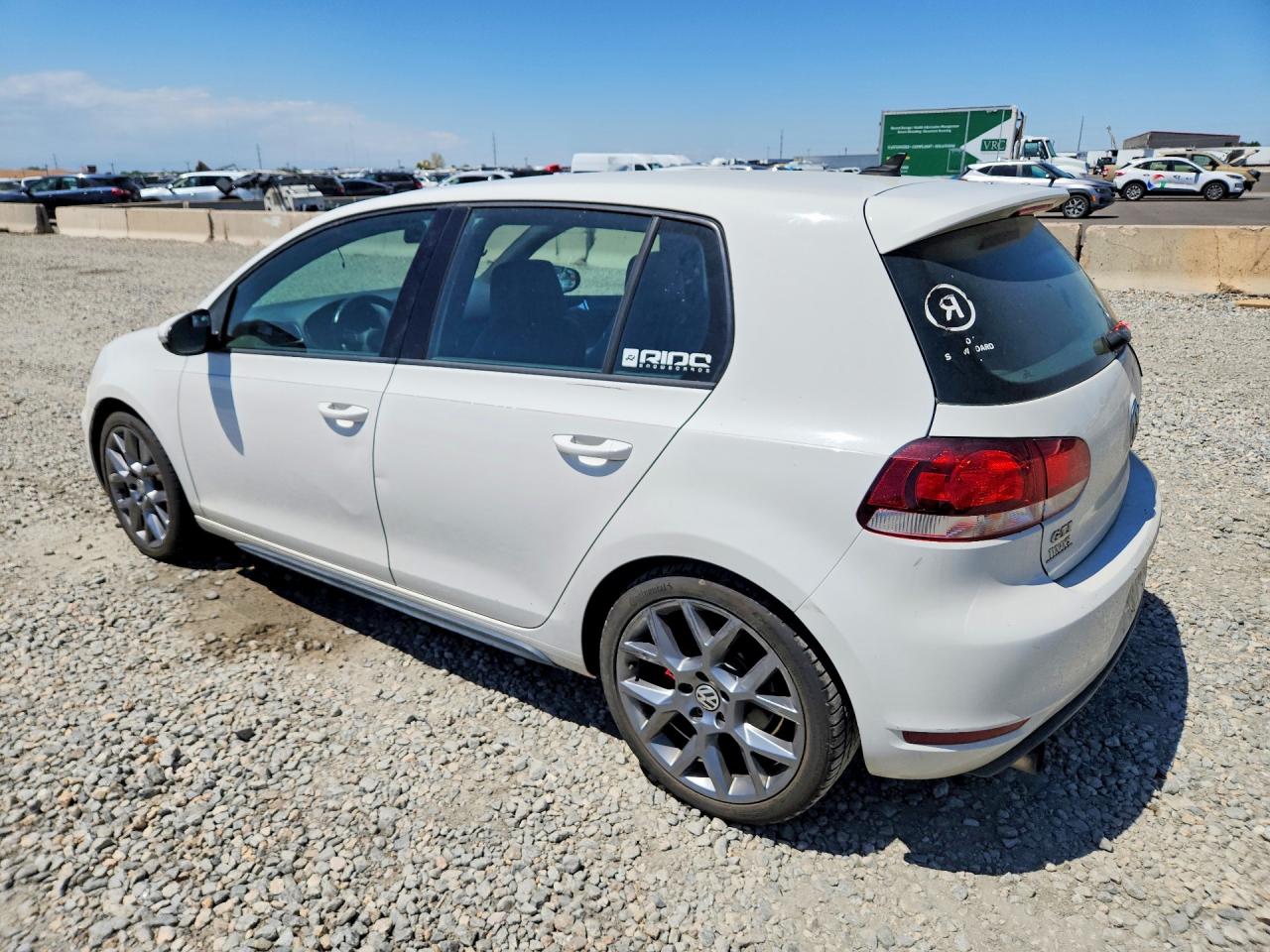 2013 Volkswagen Gti White vin: WVWHV7AJ1DW140307