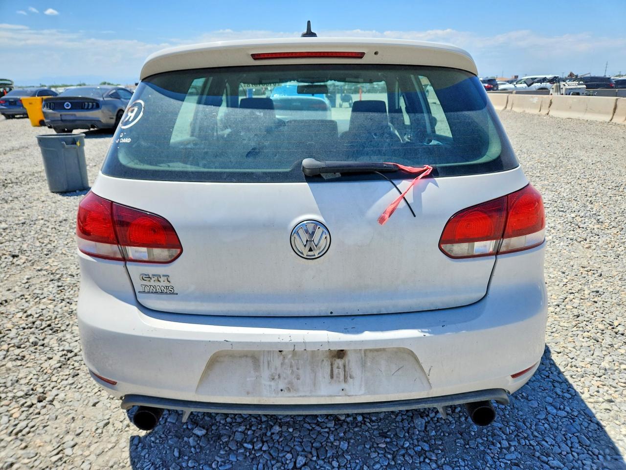 2013 Volkswagen Gti White vin: WVWHV7AJ1DW140307