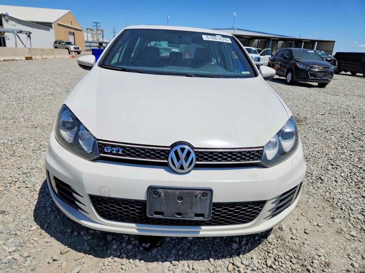 2013 Volkswagen Gti White vin: WVWHV7AJ1DW140307
