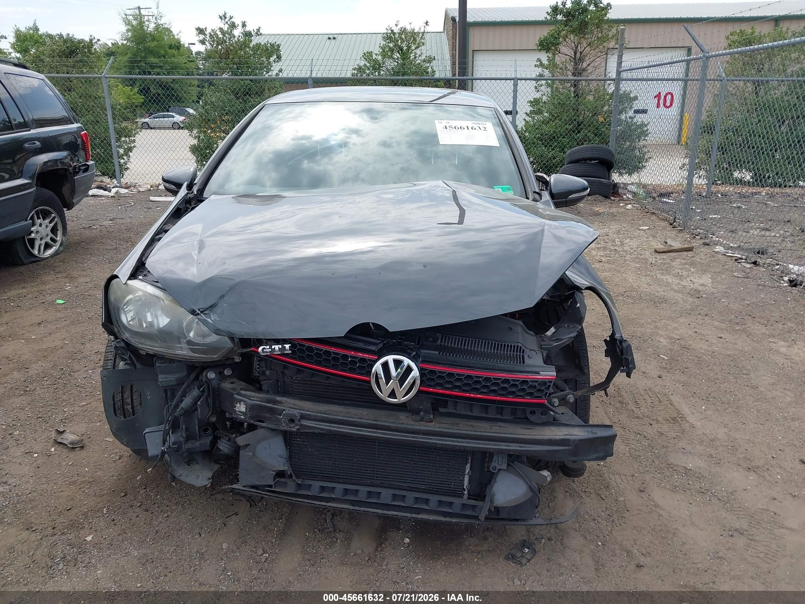 2011 Volkswagen Gti 4-door/4-door Autobahn Black vin: WVWHV7AJ2BW021677