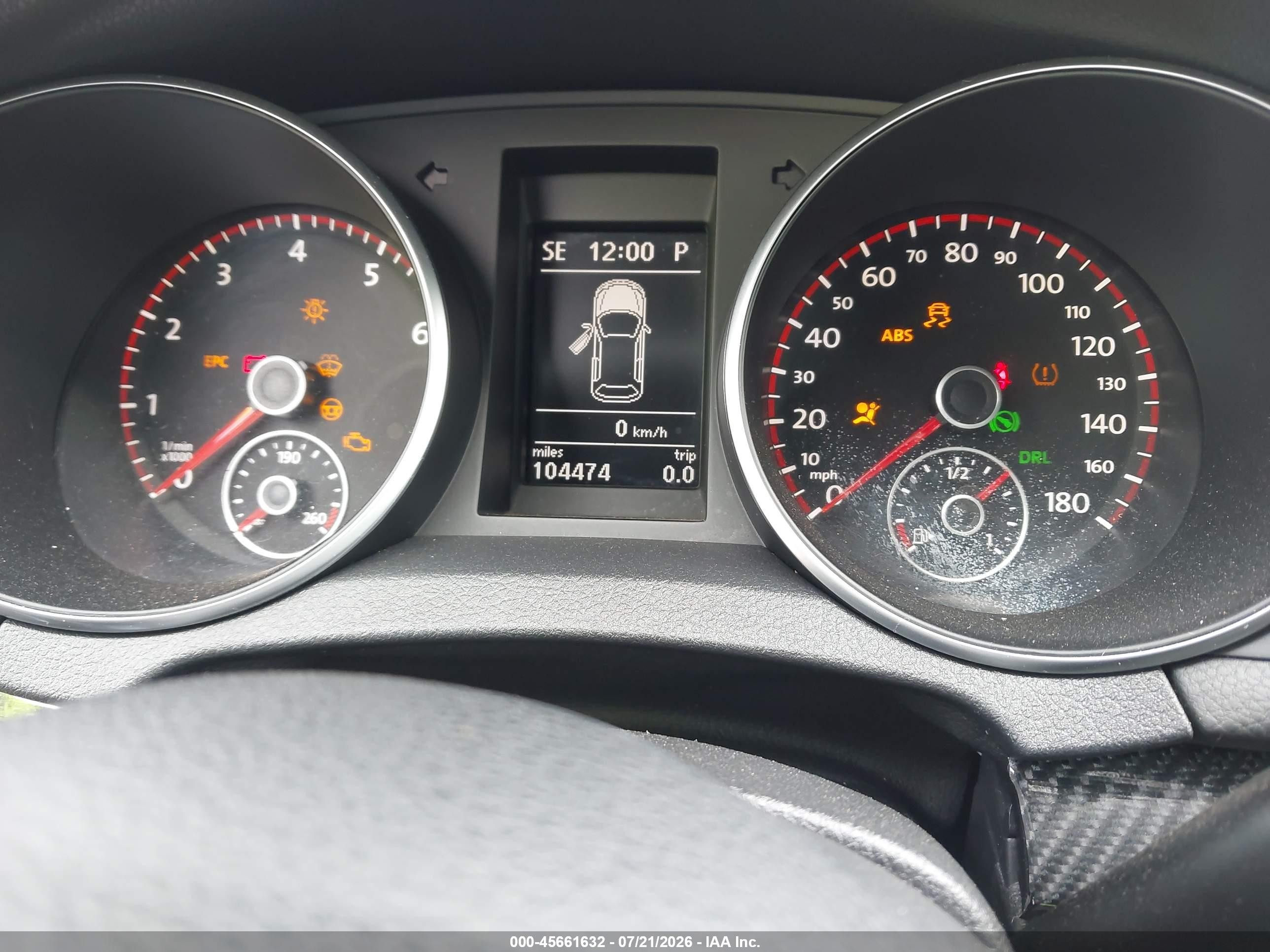 2011 Volkswagen Gti 4-door/4-door Autobahn Black vin: WVWHV7AJ2BW021677