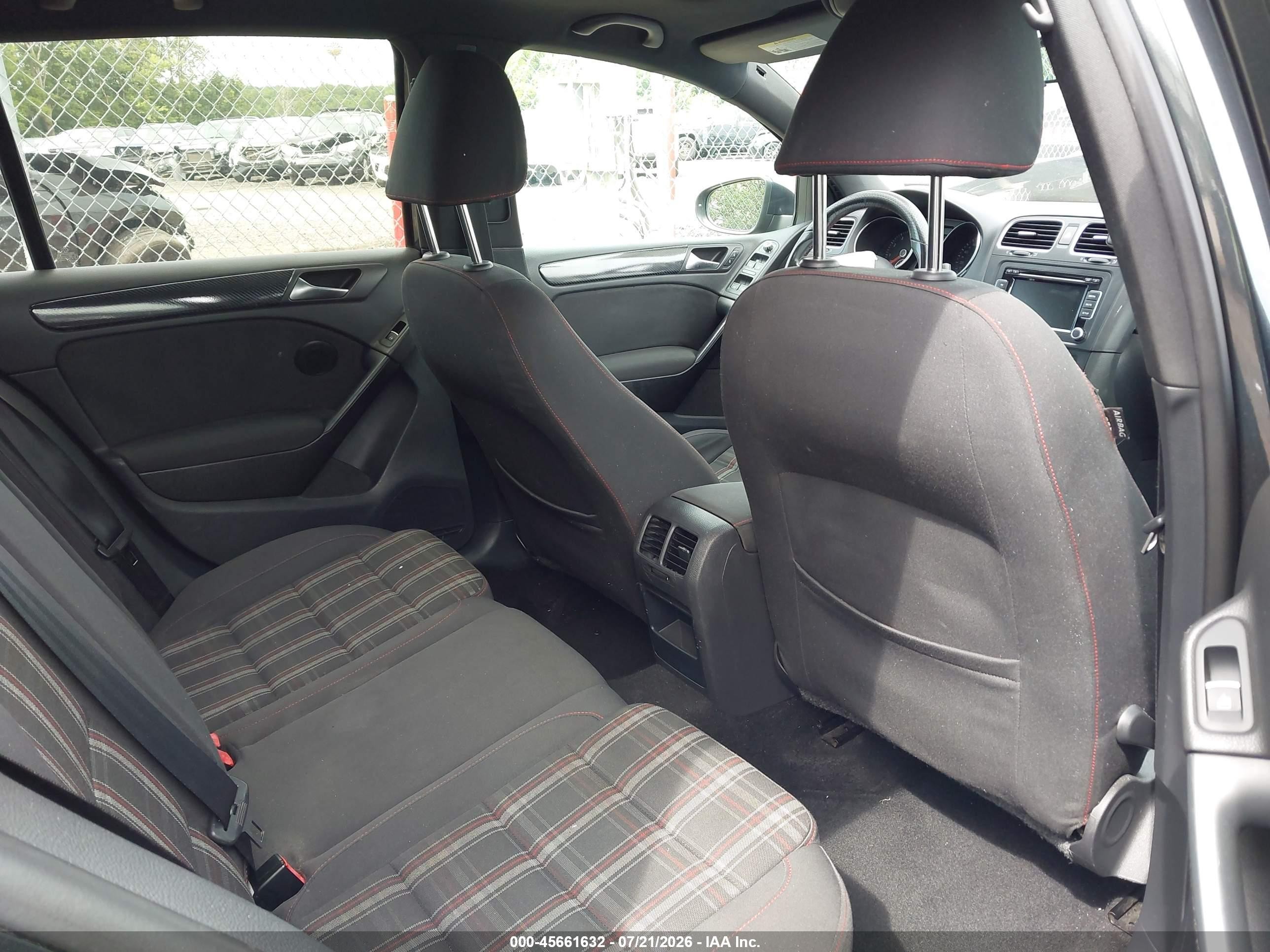 2011 Volkswagen Gti 4-door/4-door Autobahn Black vin: WVWHV7AJ2BW021677