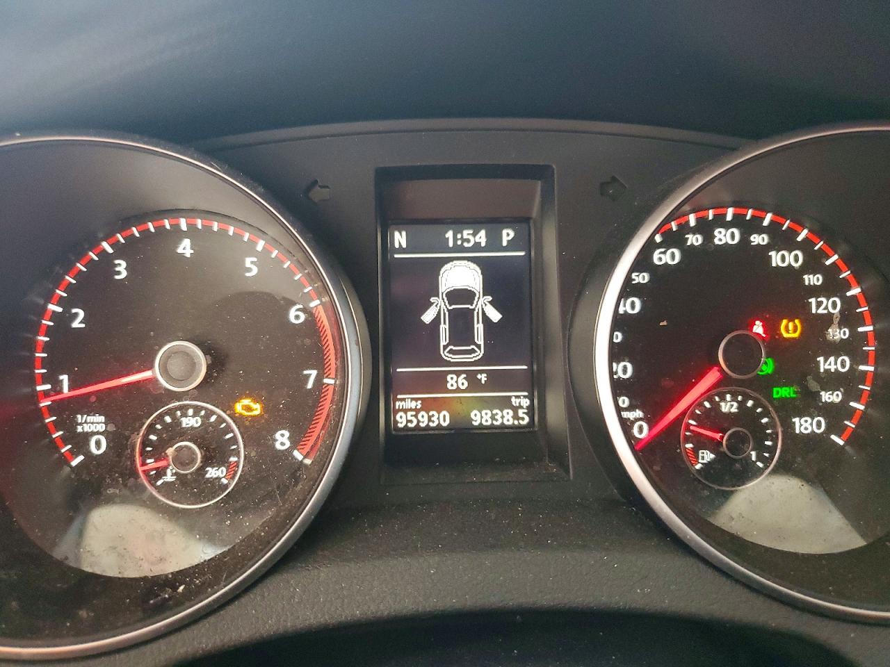 2012 Volkswagen Gti Black vin: WVWHV7AJ2CW080391