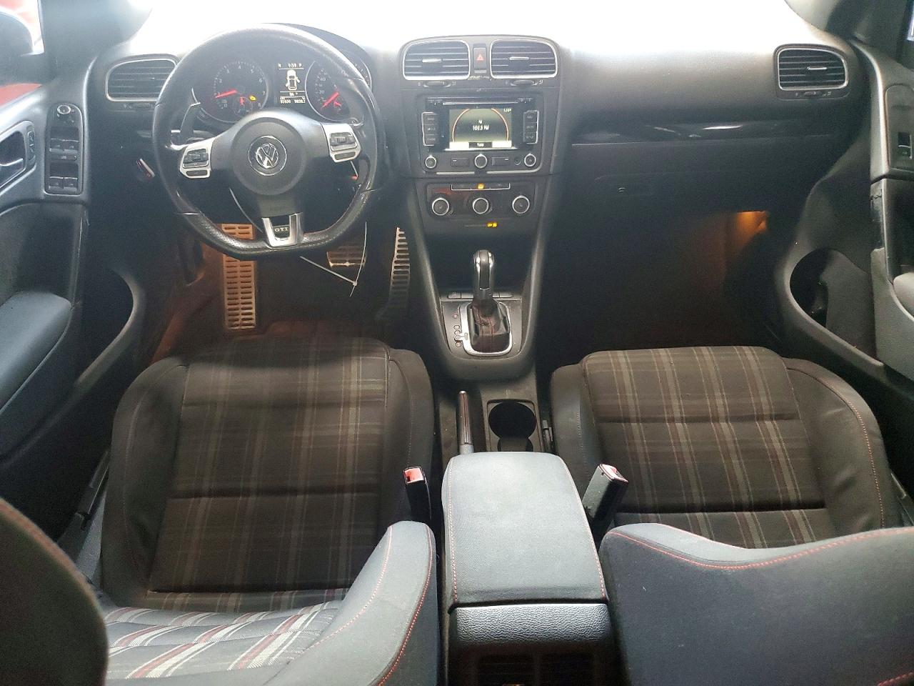 2012 Volkswagen Gti Black vin: WVWHV7AJ2CW080391