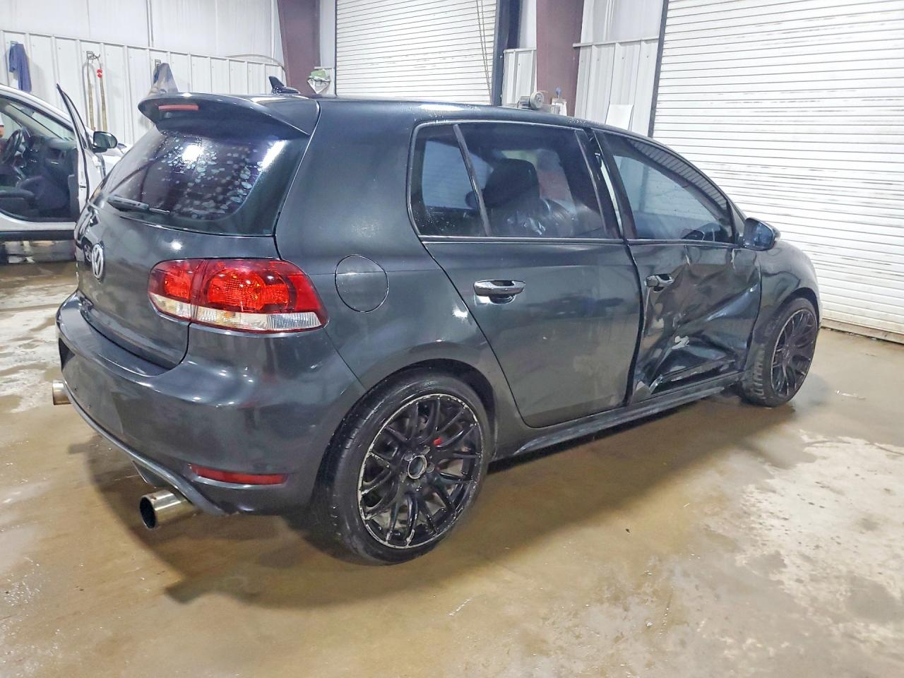 2012 Volkswagen Gti Black vin: WVWHV7AJ2CW080391