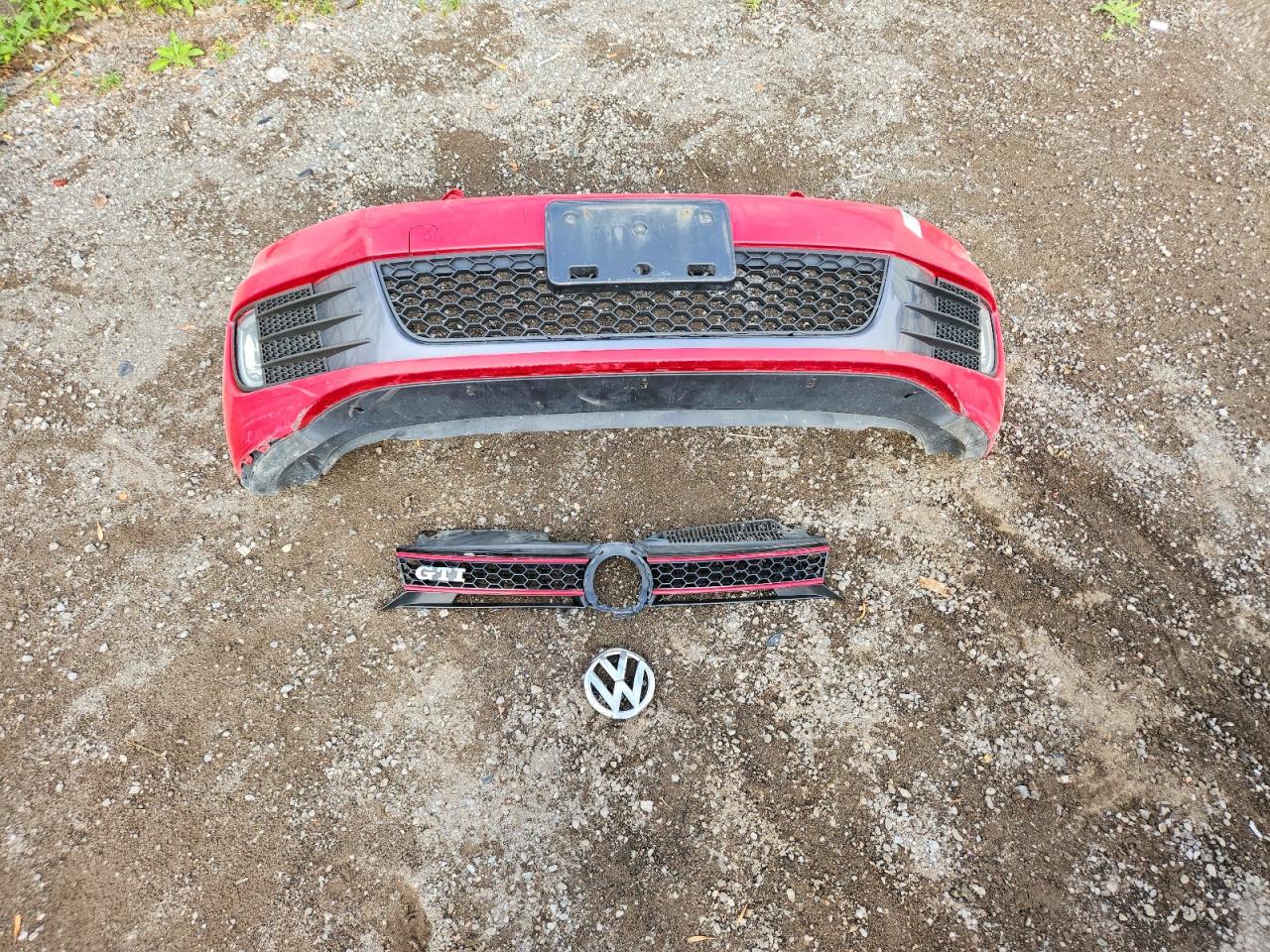 2012 Volkswagen Gti Red vin: WVWHV7AJ2CW222075