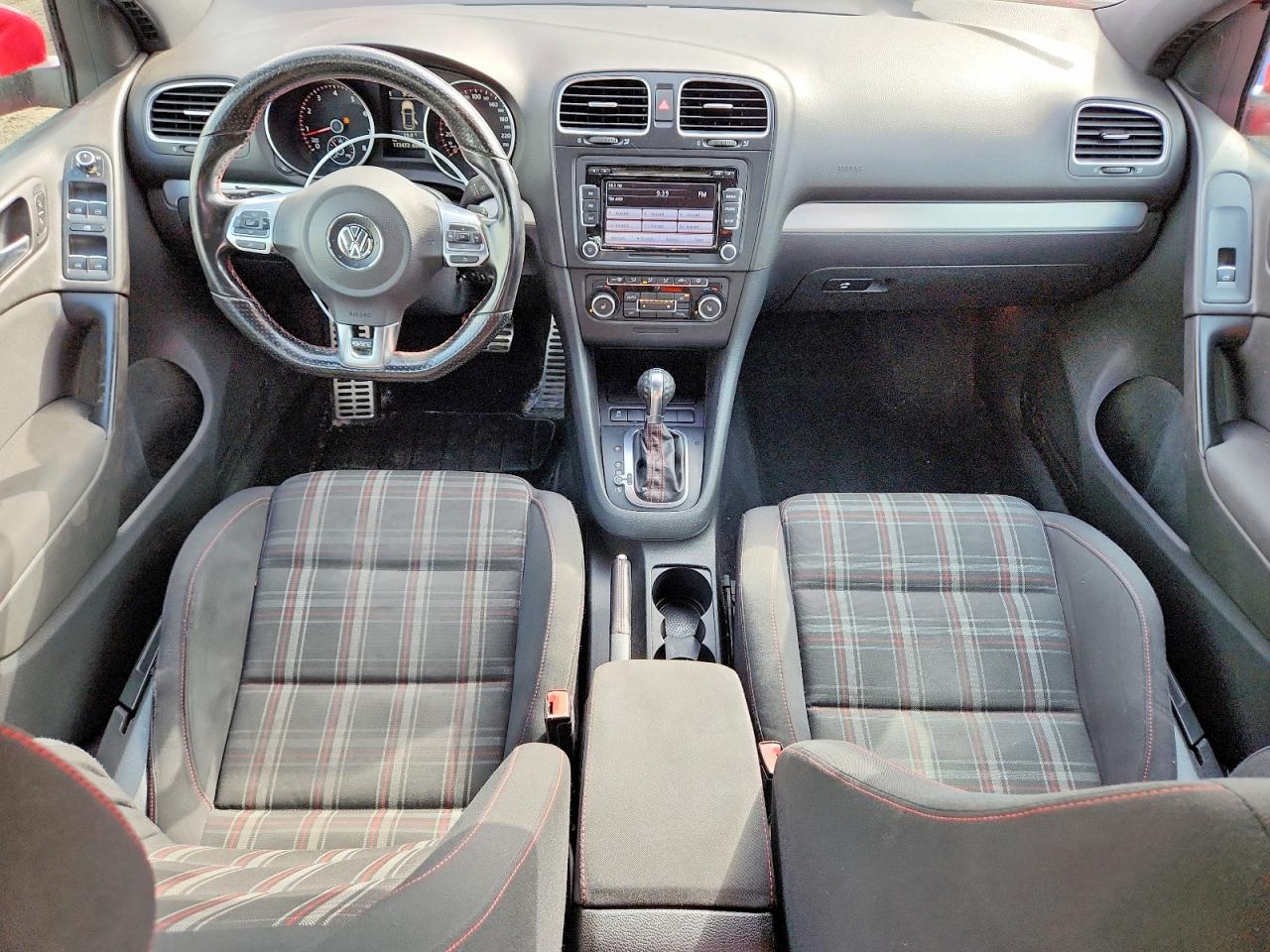 2012 Volkswagen Gti Red vin: WVWHV7AJ2CW222075