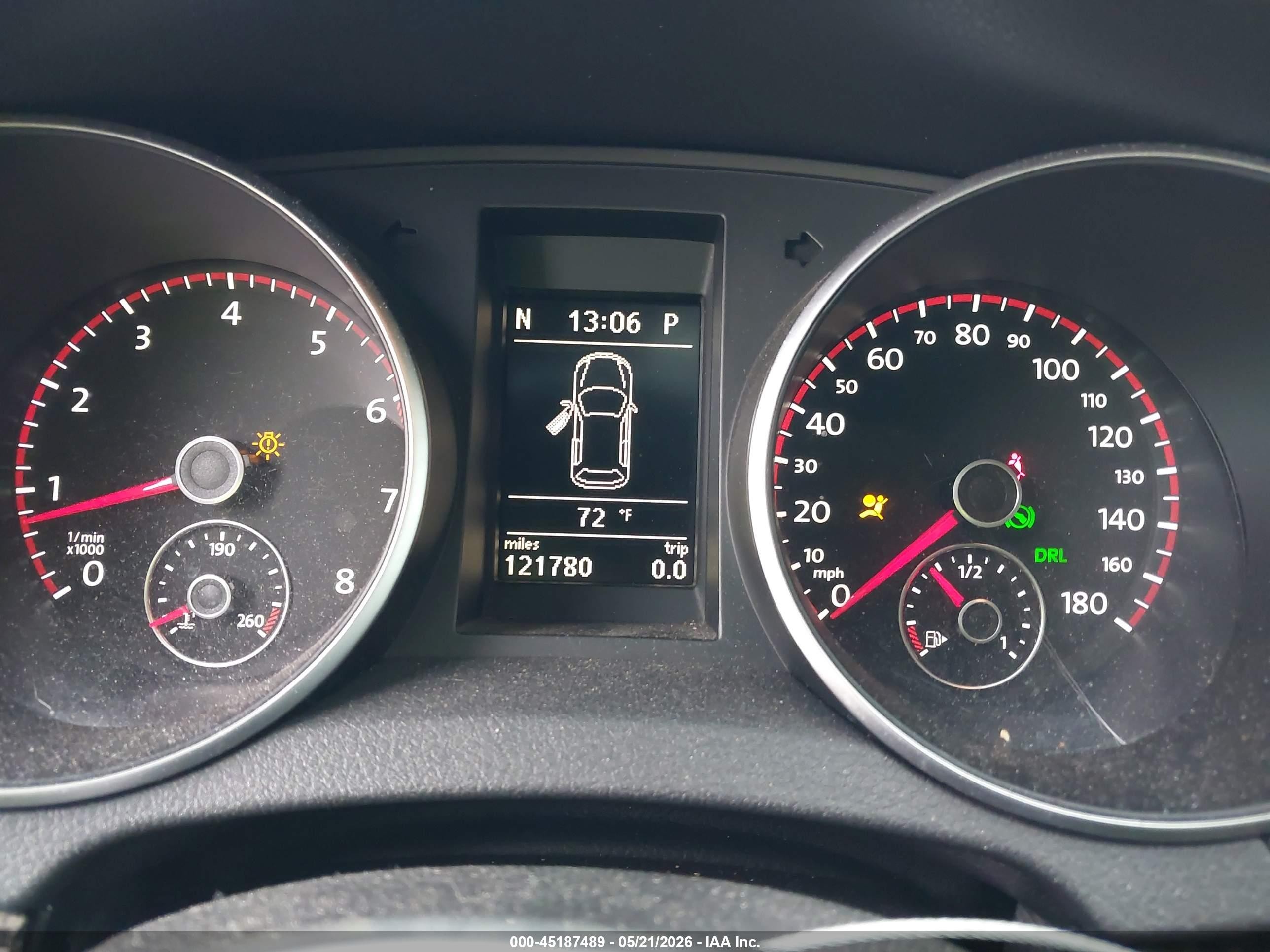 2012 Volkswagen Gti 4-door Серый vin: WVWHV7AJ2CW252497