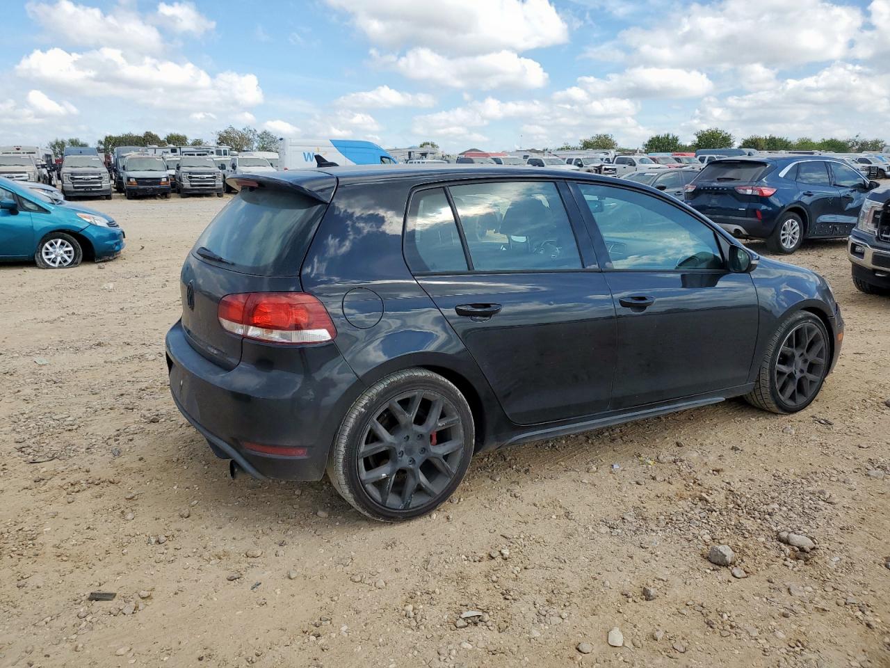2013 Volkswagen Gti Black vin: WVWHV7AJ2DW134032