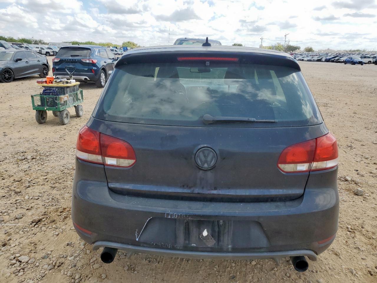 2013 Volkswagen Gti Black vin: WVWHV7AJ2DW134032