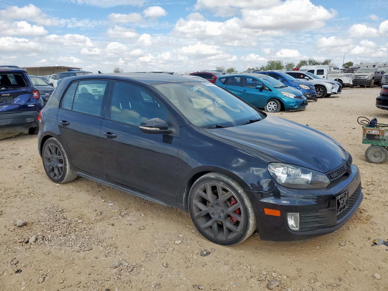 2013 Volkswagen Gti Black vin: WVWHV7AJ2DW134032