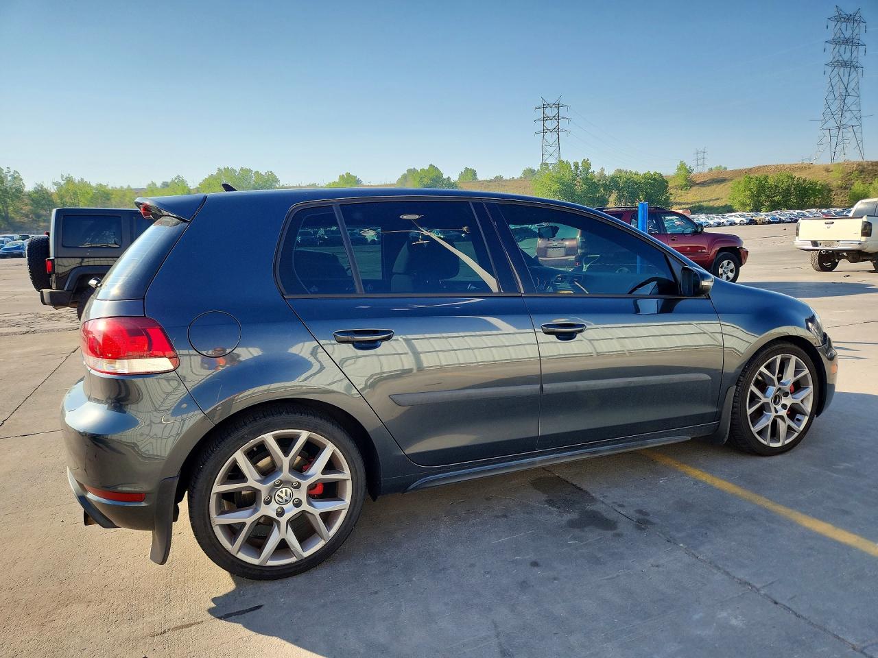 2013 Volkswagen Gti Charcoal vin: WVWHV7AJ2DW140011