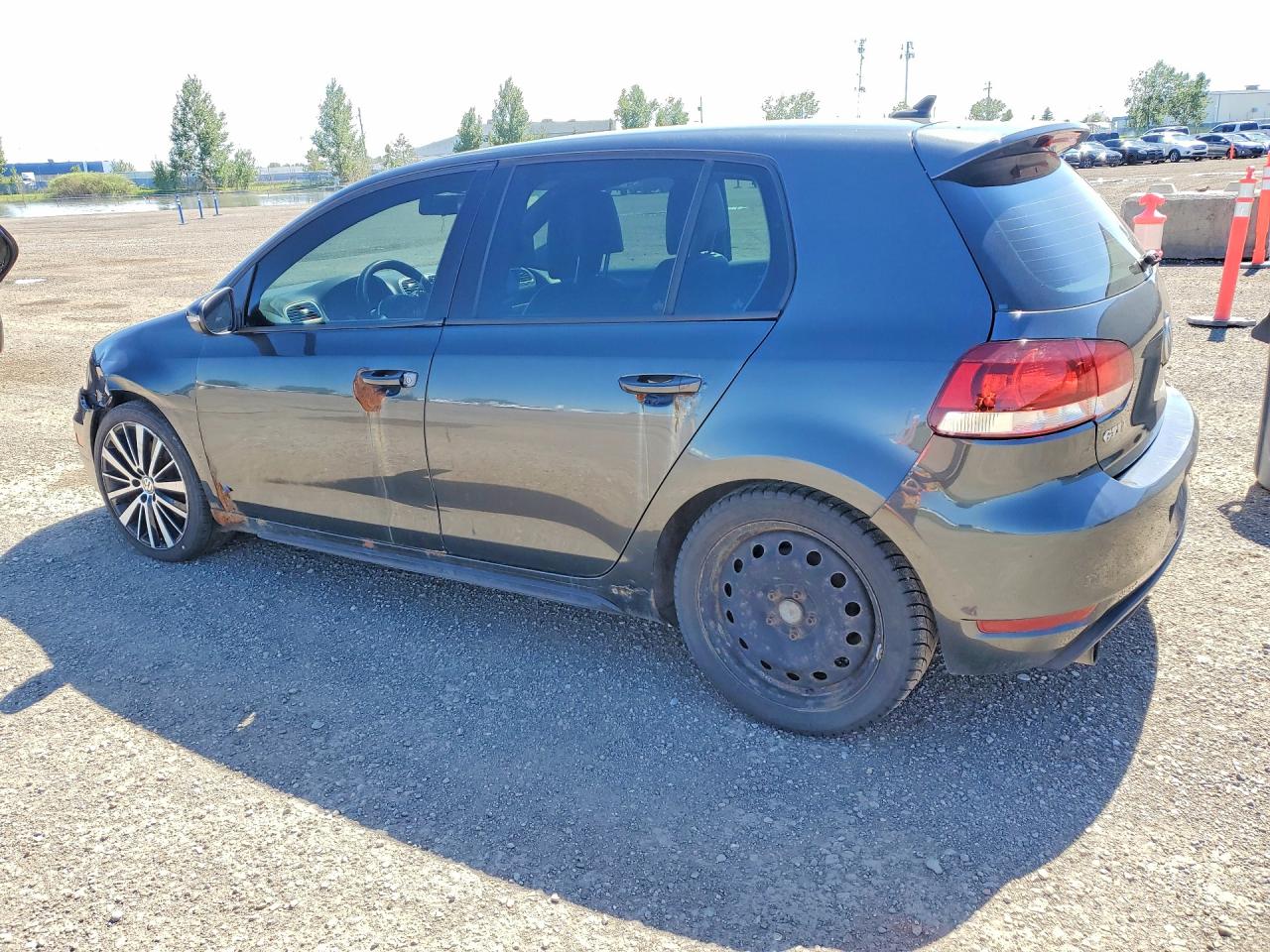 2010 Volkswagen Gti Gray vin: WVWHV7AJ3AW070675