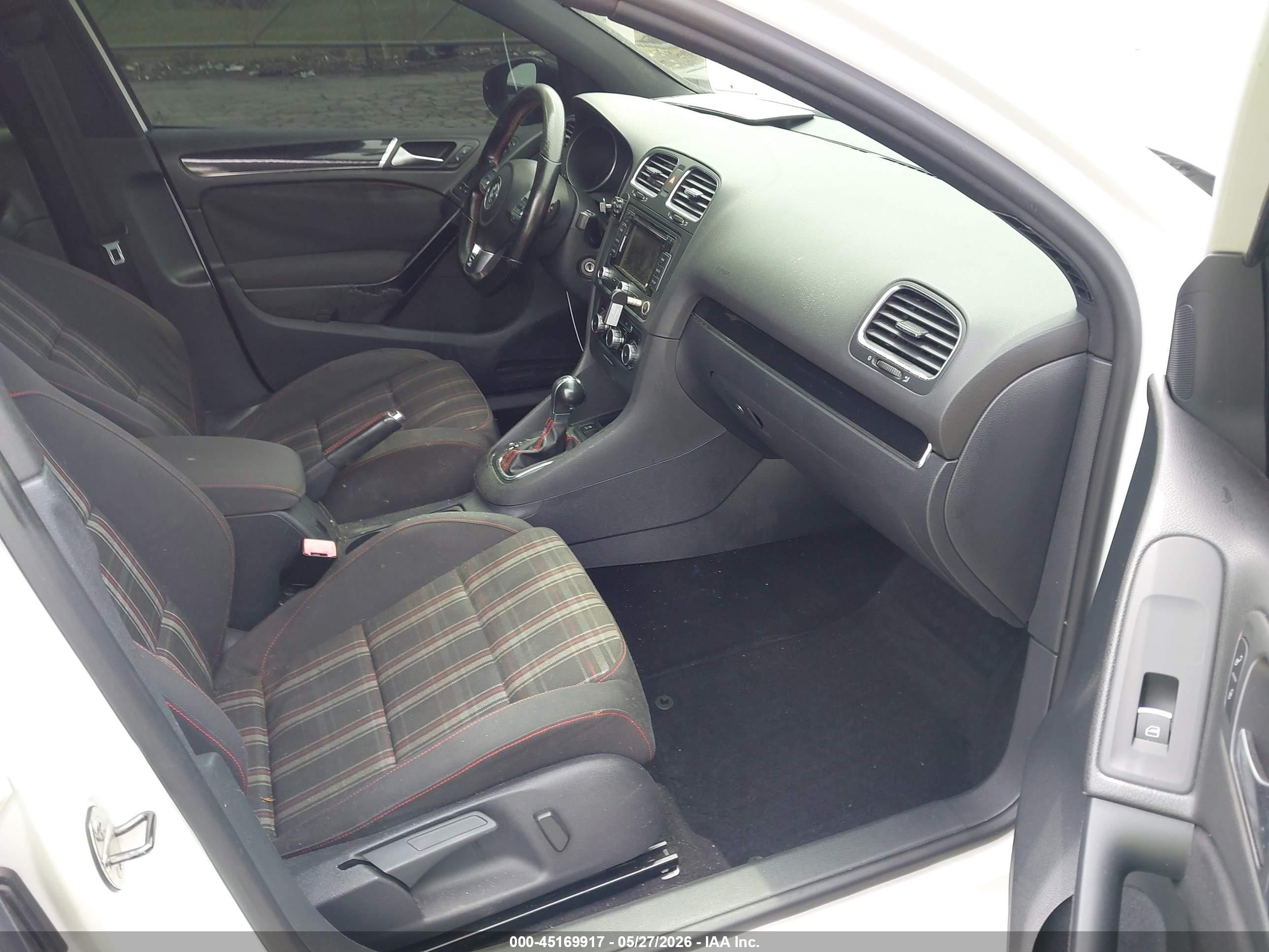 2011 Volkswagen Gti 4-door/4-door Autobahn White vin: WVWHV7AJ3BW020859