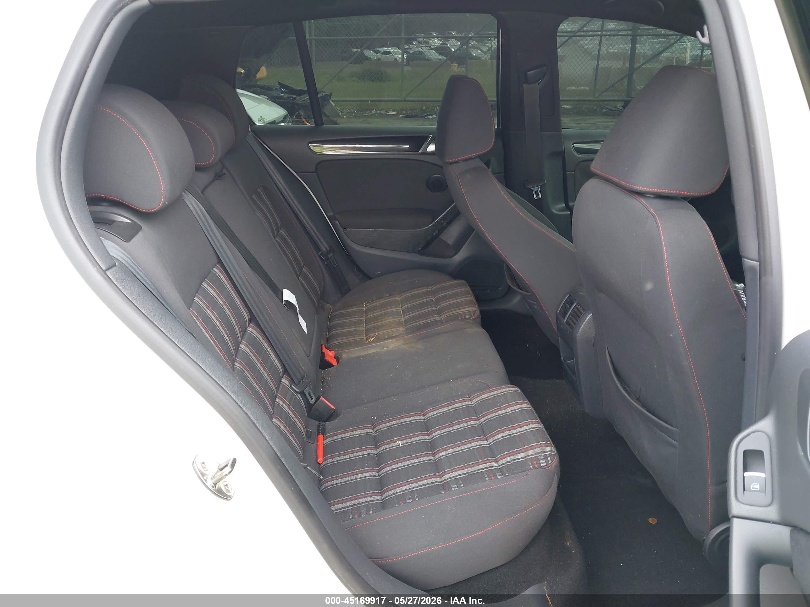 2011 Volkswagen Gti 4-door/4-door Autobahn White vin: WVWHV7AJ3BW020859