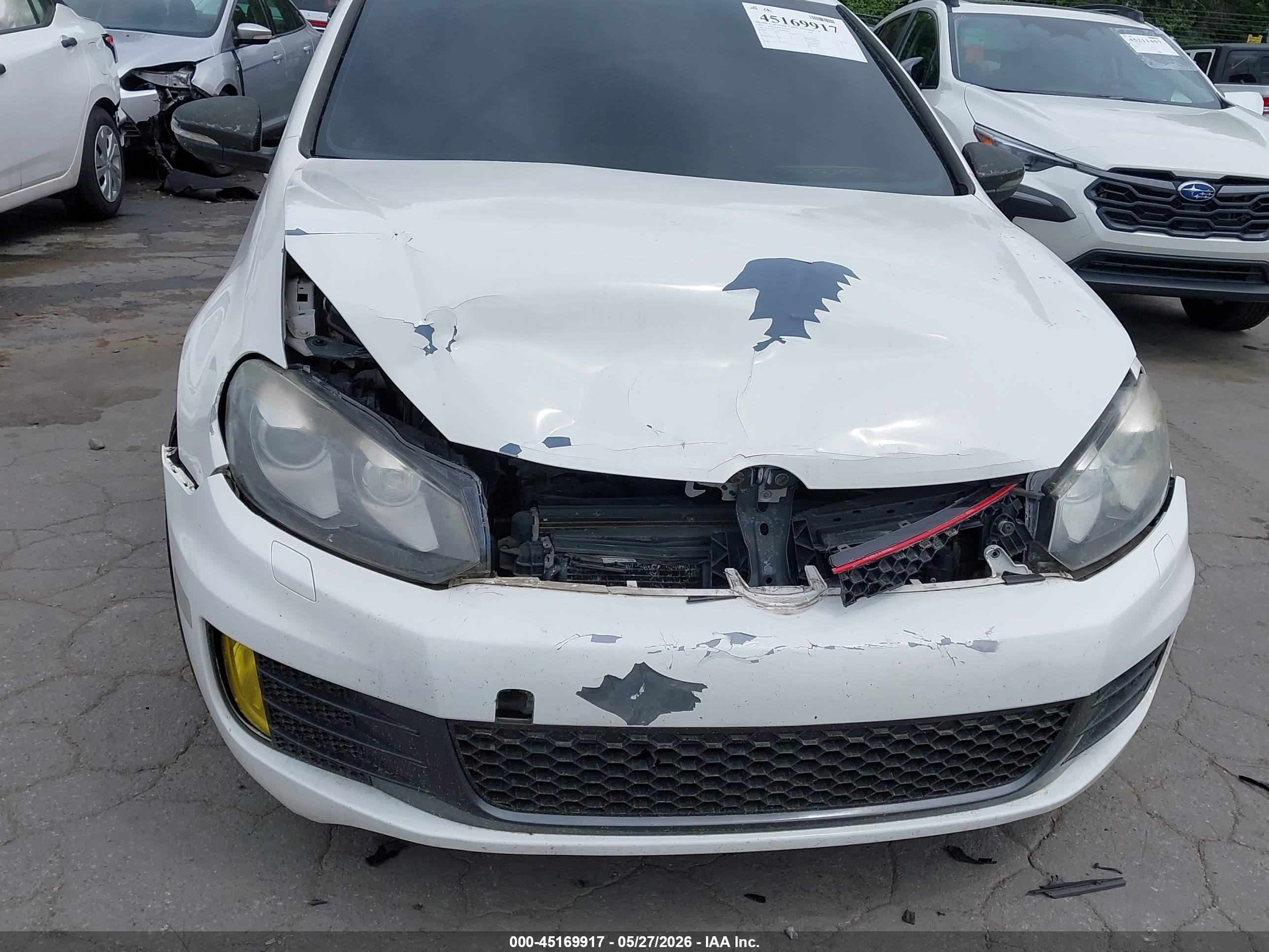 2011 Volkswagen Gti 4-door/4-door Autobahn White vin: WVWHV7AJ3BW020859