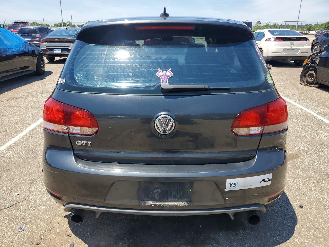 2011 Volkswagen Gti Charcoal vin: WVWHV7AJ3BW189621