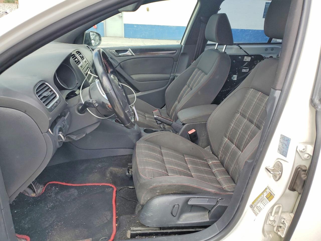 2013 Volkswagen Gti White vin: WVWHV7AJ3DW129633