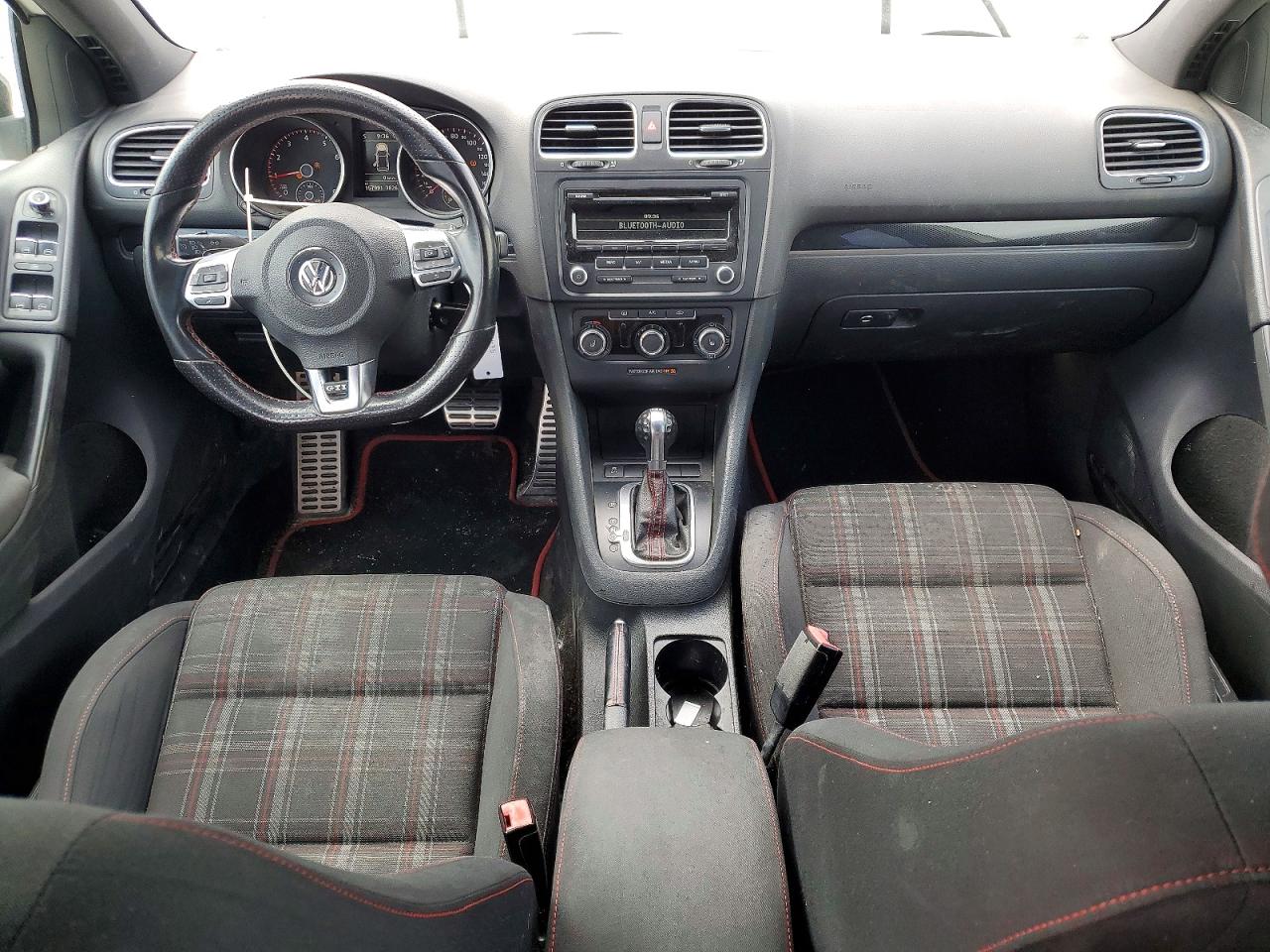 2013 Volkswagen Gti White vin: WVWHV7AJ3DW129633