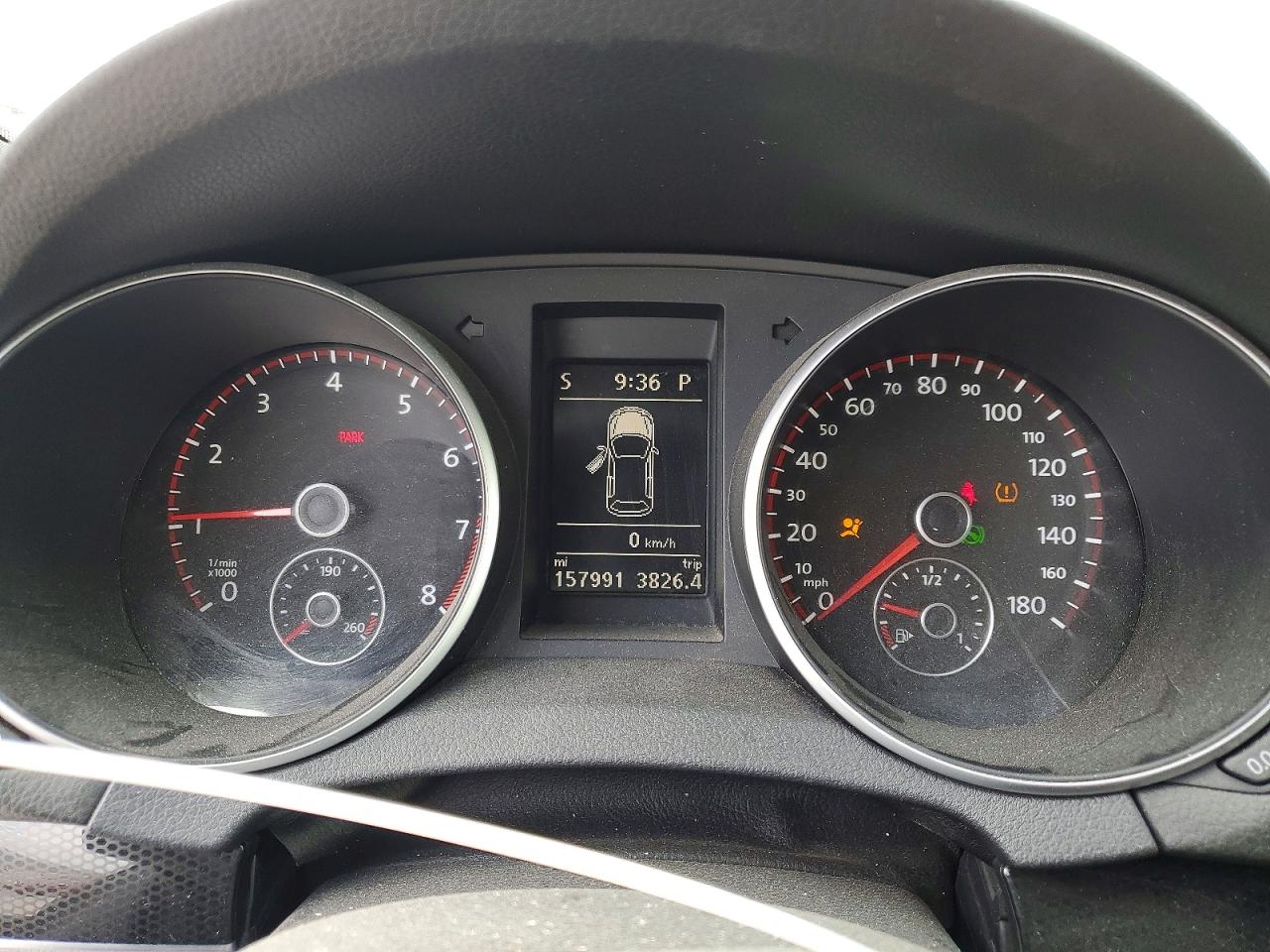 2013 Volkswagen Gti White vin: WVWHV7AJ3DW129633