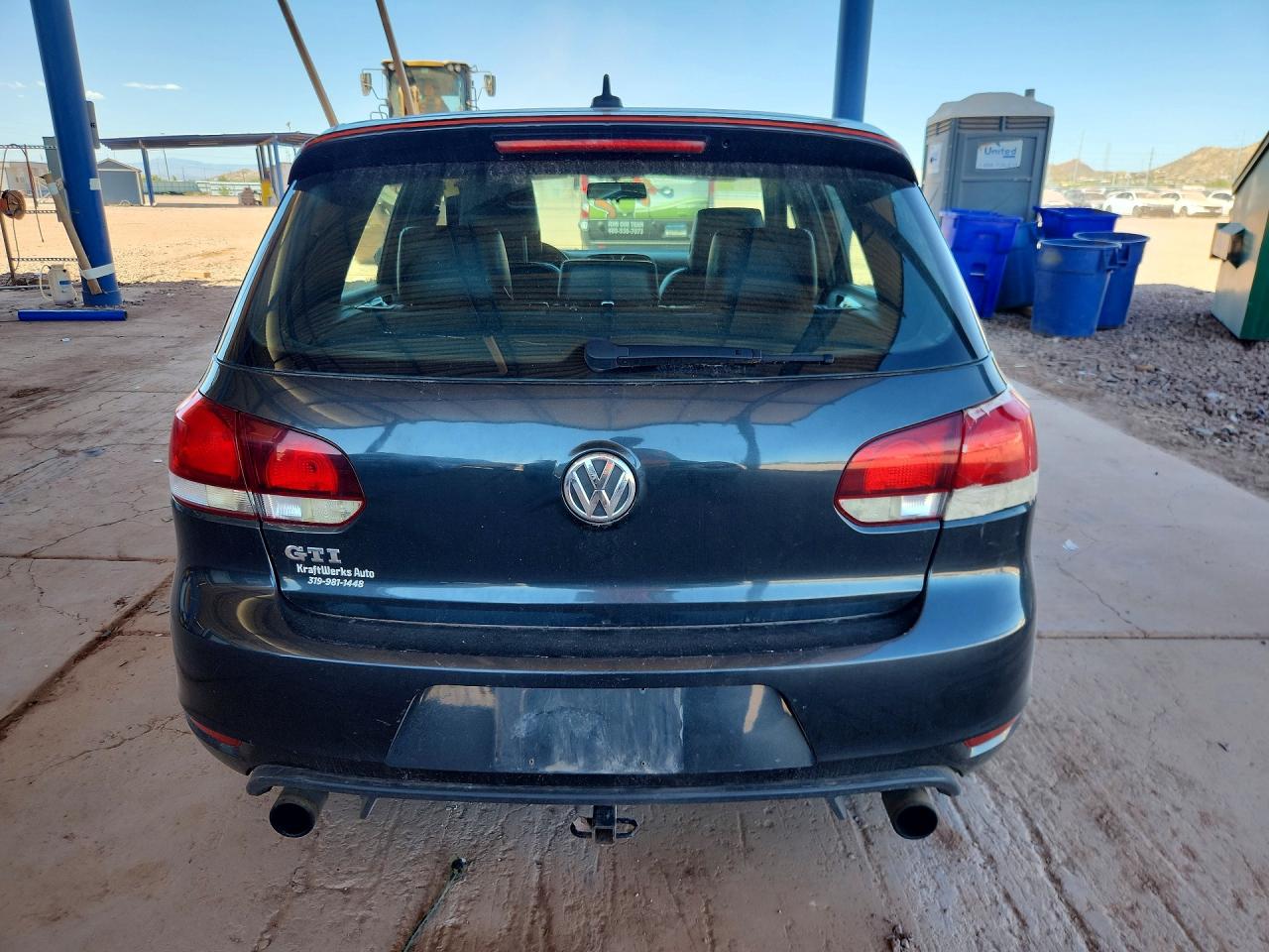 2010 Volkswagen Gti Угольный vin: WVWHV7AJ4AW429323