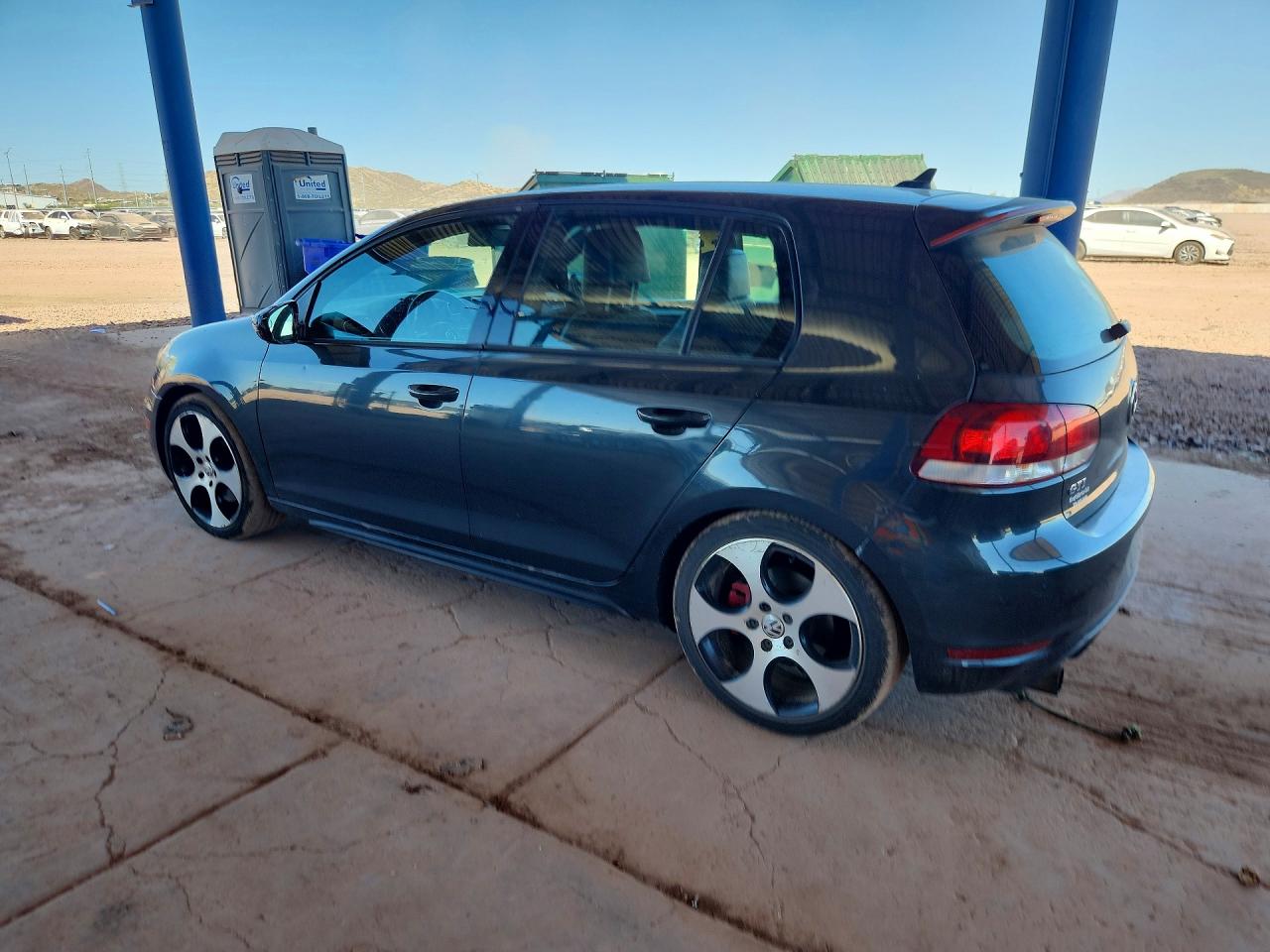 2010 Volkswagen Gti Угольный vin: WVWHV7AJ4AW429323