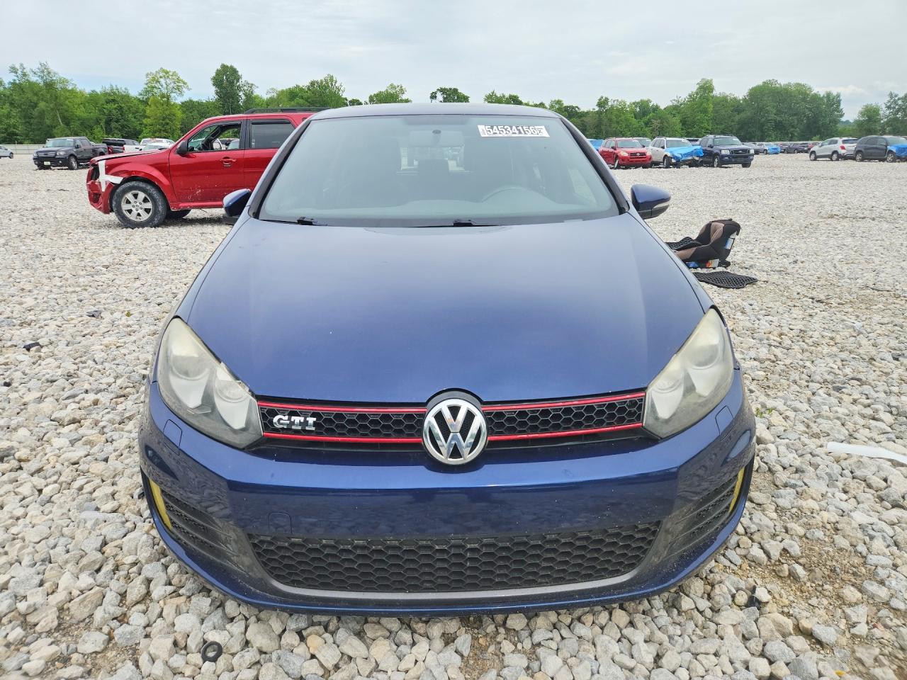 2011 Volkswagen Gti Blue vin: WVWHV7AJ4BW039632