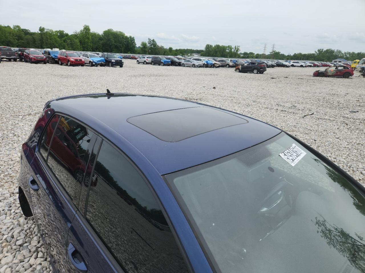 2011 Volkswagen Gti Blue vin: WVWHV7AJ4BW039632 Damage: Roof, Multiple Scratches Light, 5