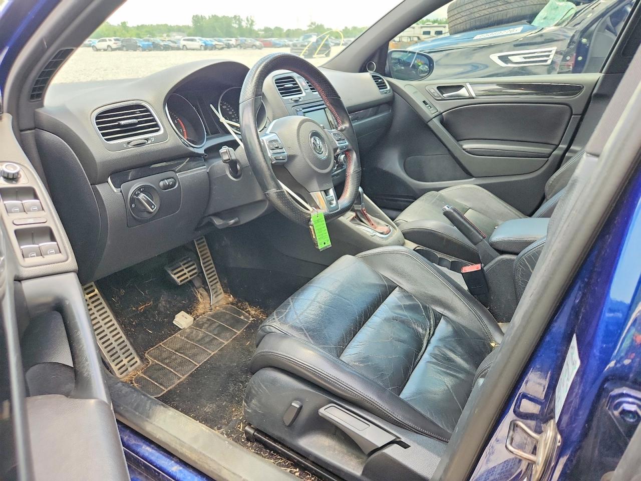 2011 Volkswagen Gti Blue vin: WVWHV7AJ4BW039632