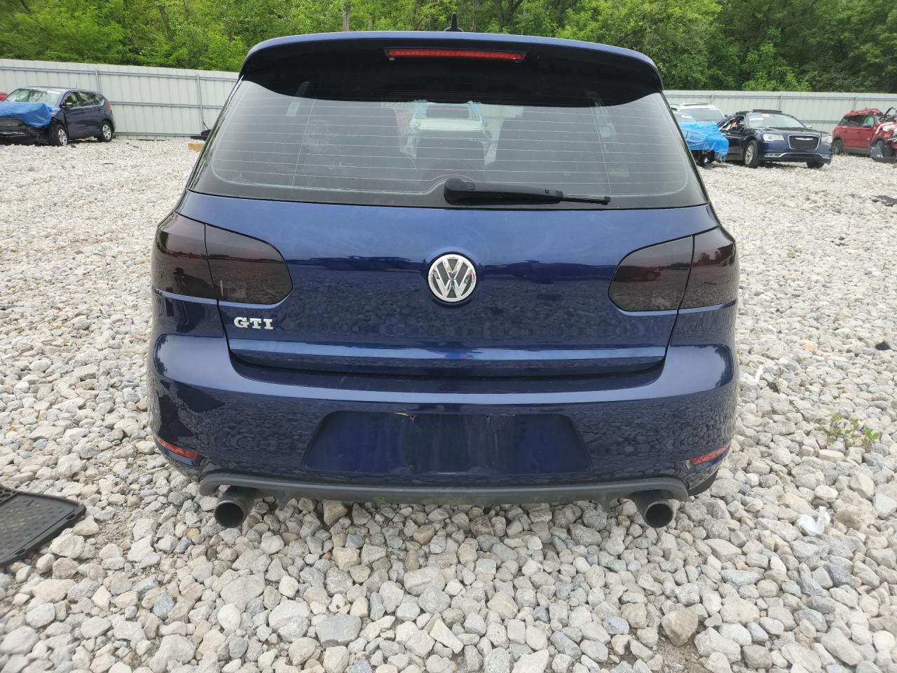 2011 Volkswagen Gti Blue vin: WVWHV7AJ4BW039632 Damage: Lift Gate, Chipped, 3