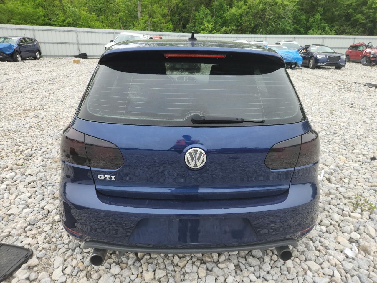 2011 Volkswagen Gti Blue vin: WVWHV7AJ4BW039632 Damage: Rear Bumper, Chipped, 10 Or More