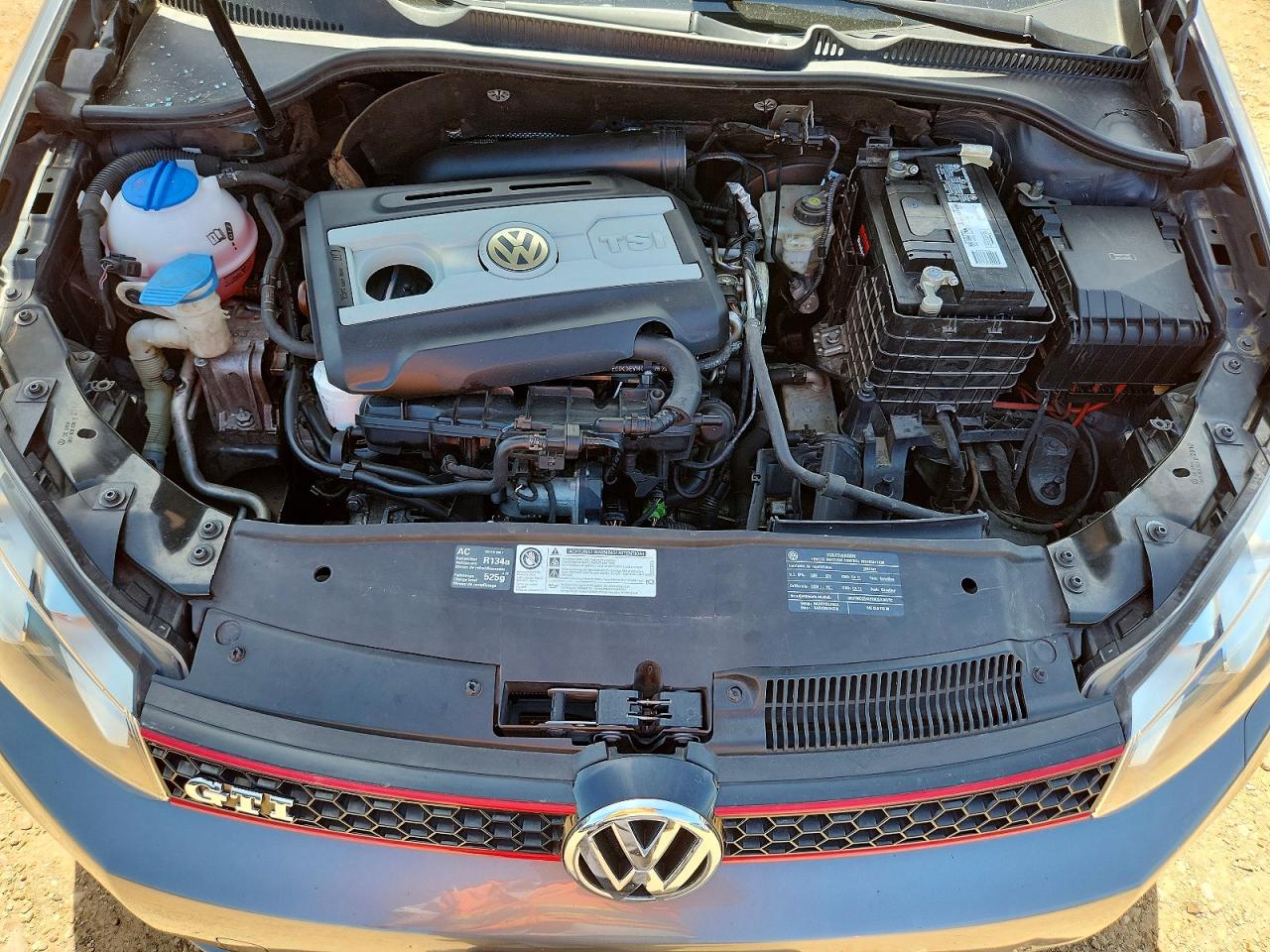 2011 Volkswagen Gti Серый vin: WVWHV7AJ4BW065907