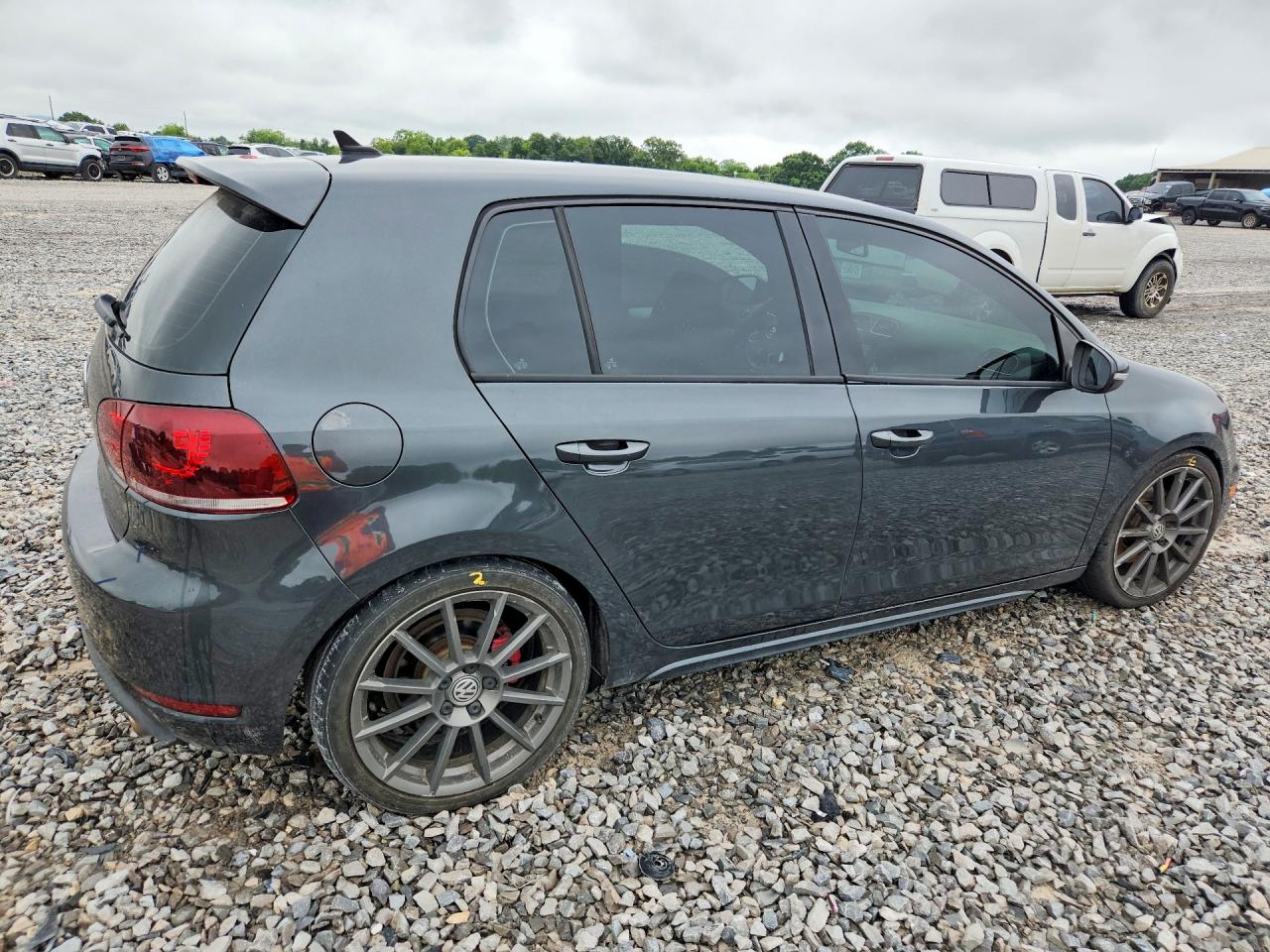 2012 Volkswagen Gti Charcoal vin: WVWHV7AJ4CW079033