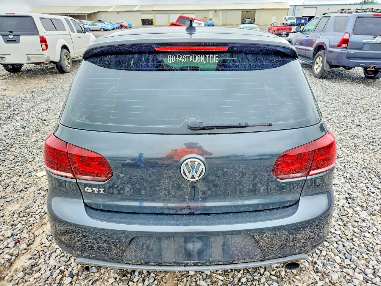2012 Volkswagen Gti Charcoal vin: WVWHV7AJ4CW079033