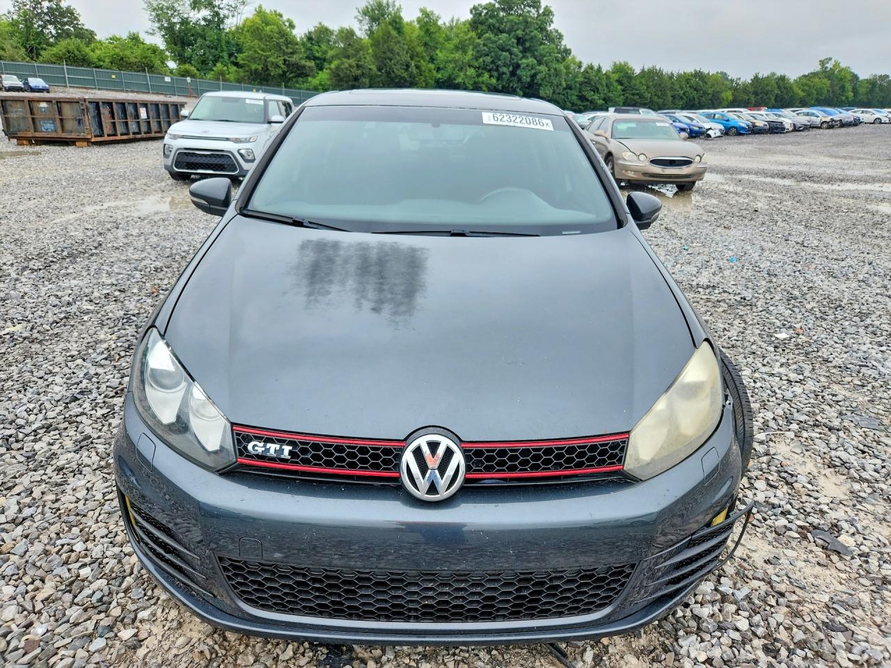 2012 Volkswagen Gti Charcoal vin: WVWHV7AJ4CW079033