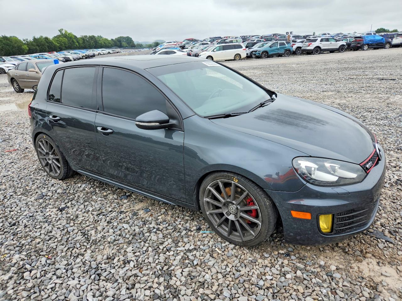 2012 Volkswagen Gti Charcoal vin: WVWHV7AJ4CW079033