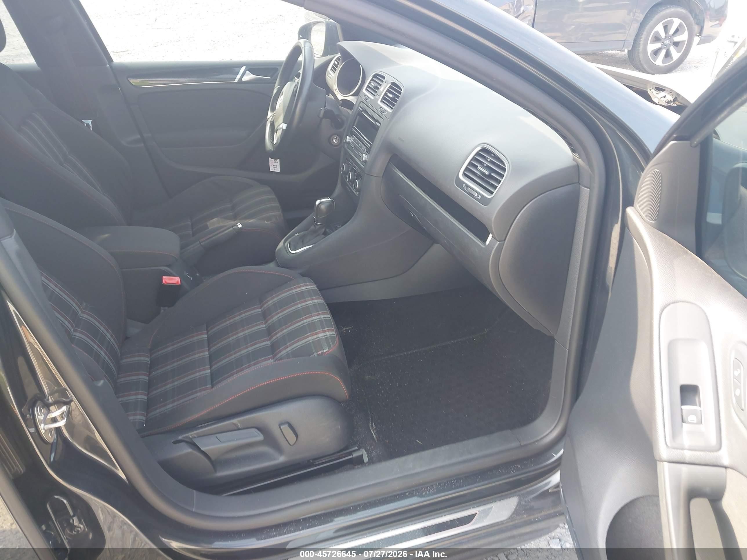 2013 Volkswagen Gti Wolfsburg Edition Gray vin: WVWHV7AJ4DW135991
