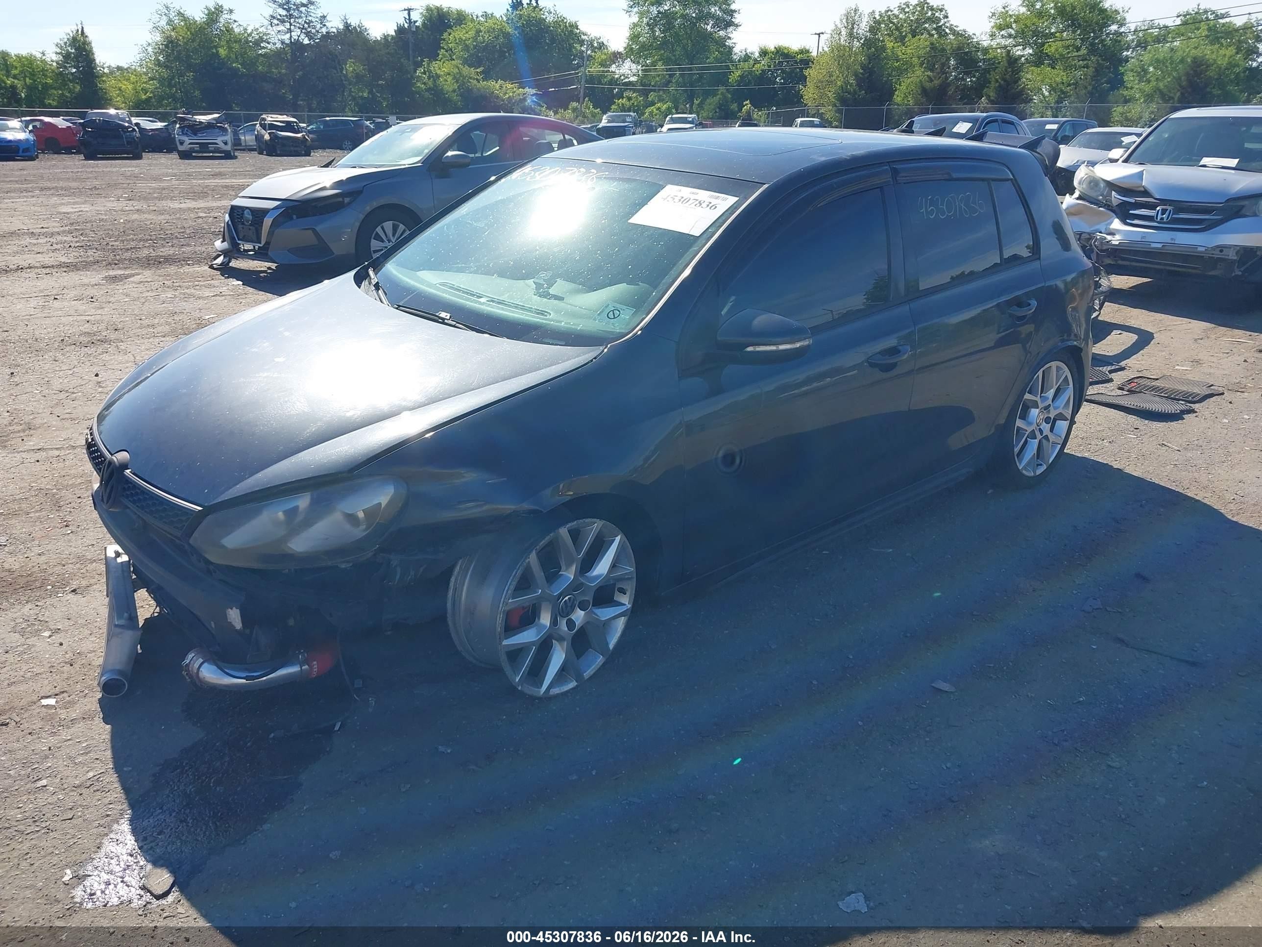 2011 Volkswagen Gti 4-door Autobahn Gray vin: WVWHV7AJ5BW255764