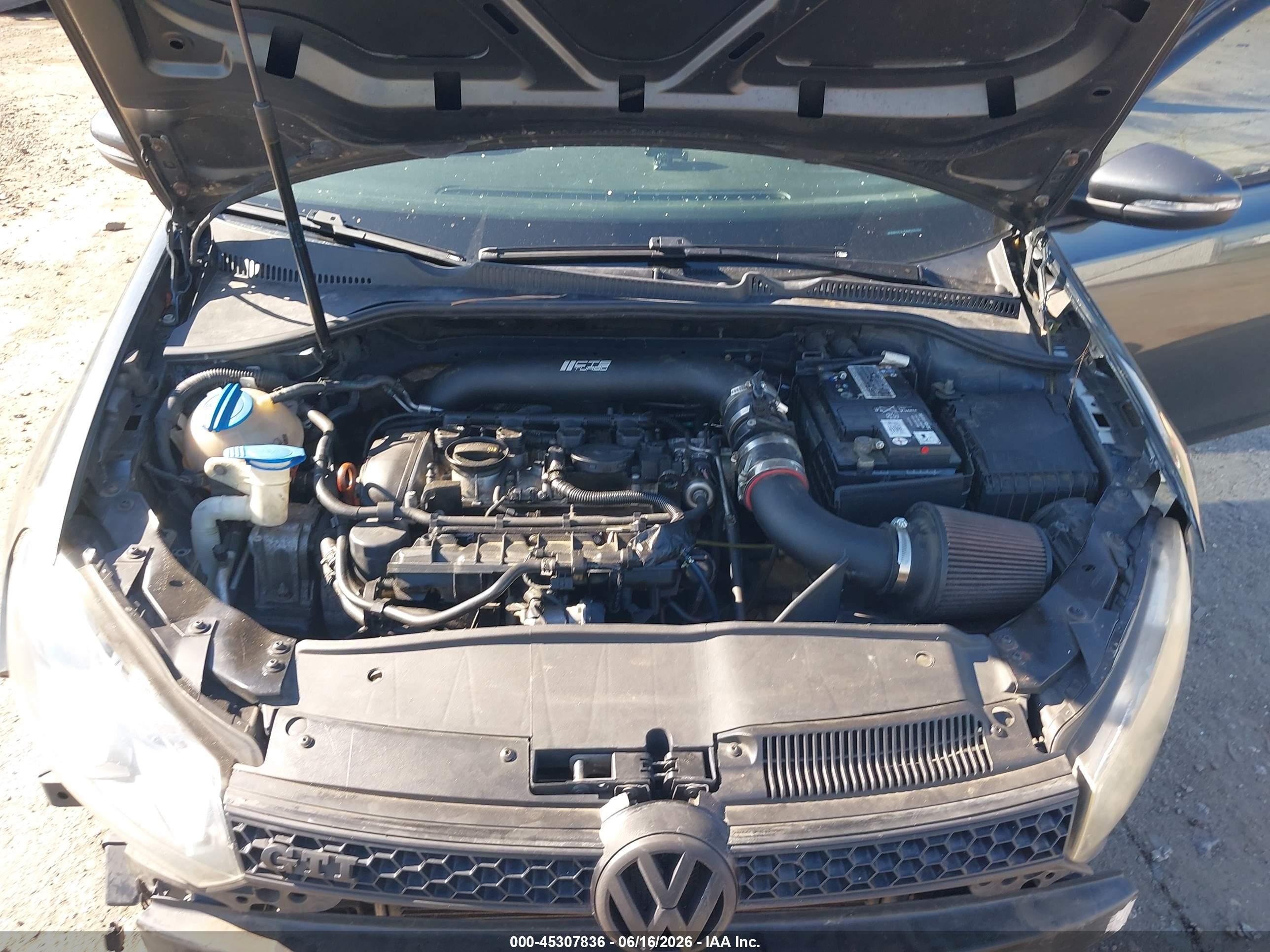 2011 Volkswagen Gti 4-door Autobahn Gray vin: WVWHV7AJ5BW255764